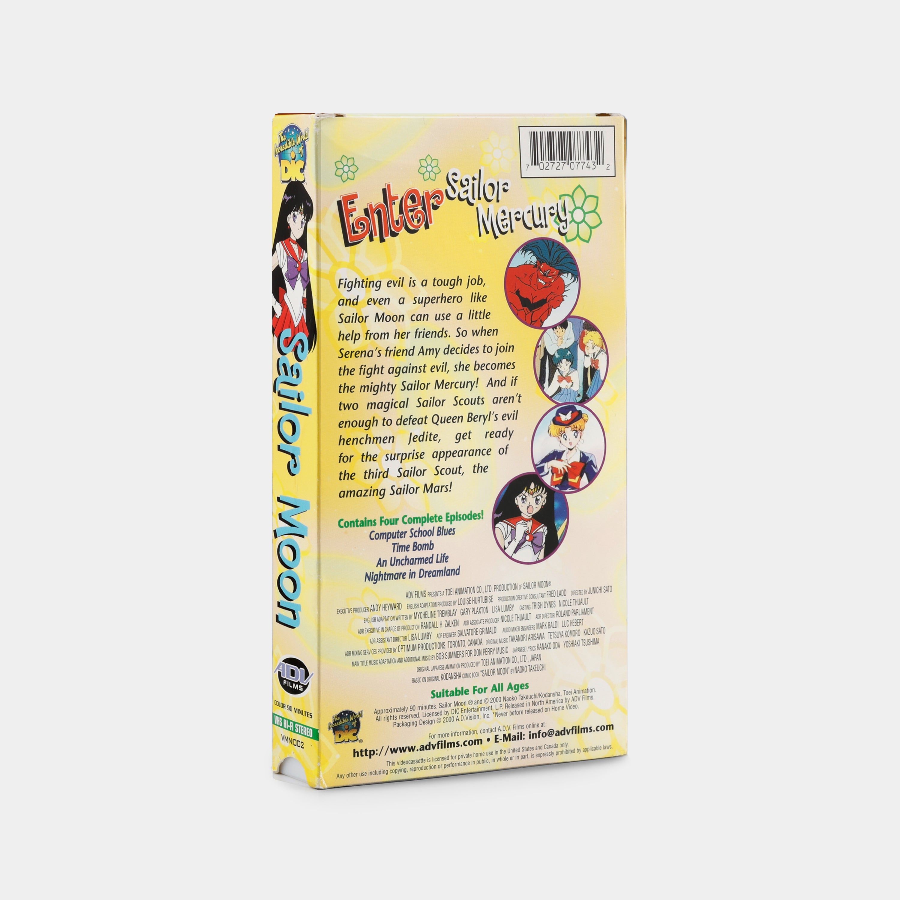 Sailor Moon: The Power of Friendship VHS Tape