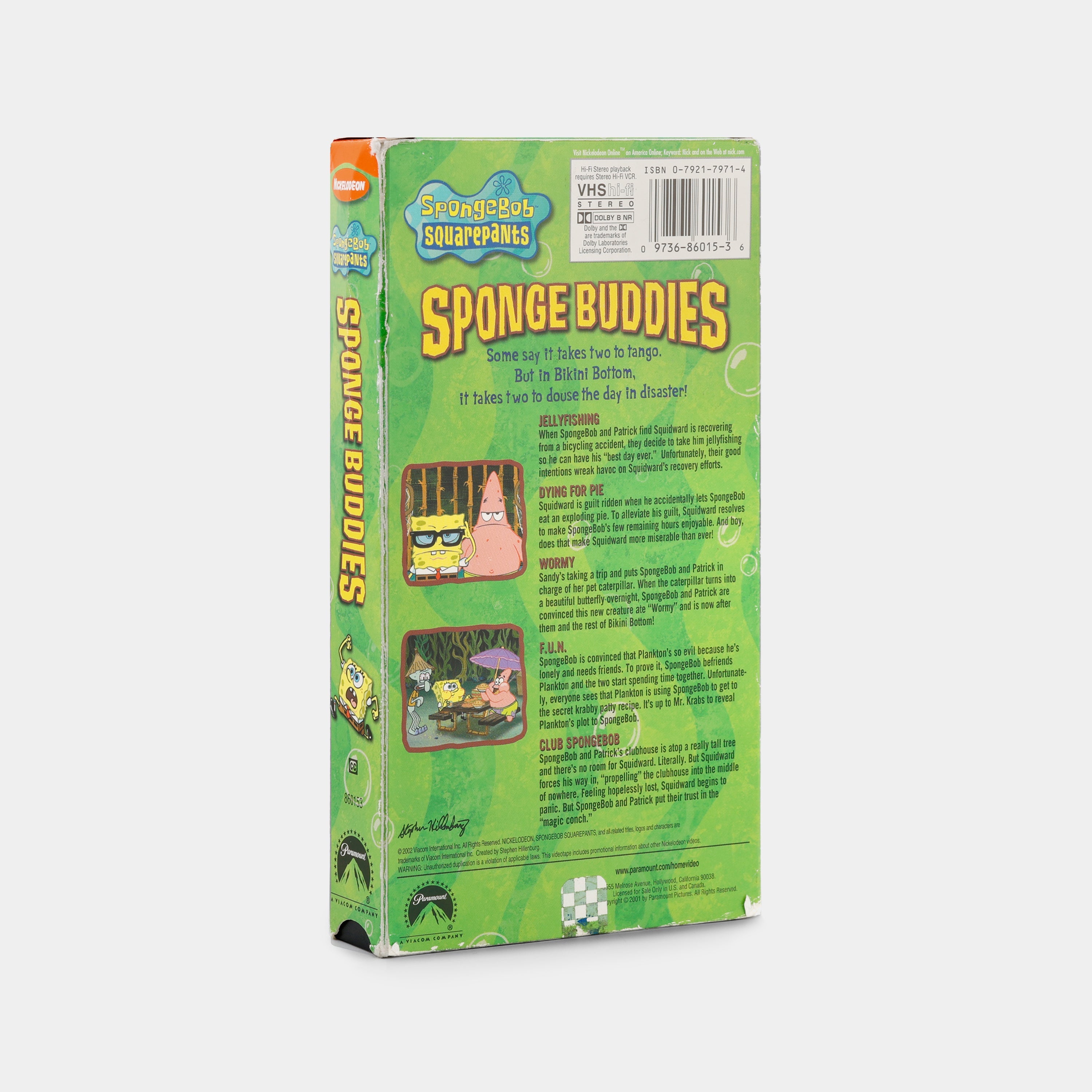 SpongeBob SquarePants: Sponge Buddies VHS Tape