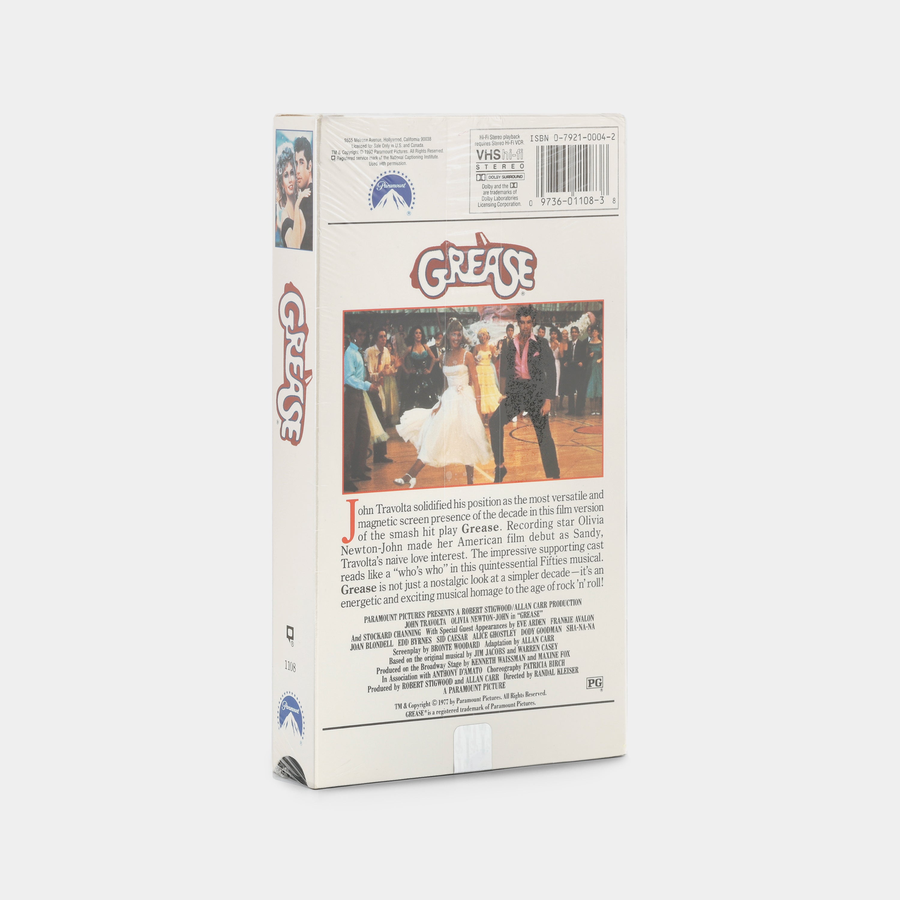 Grease (Sealed) VHS Tape