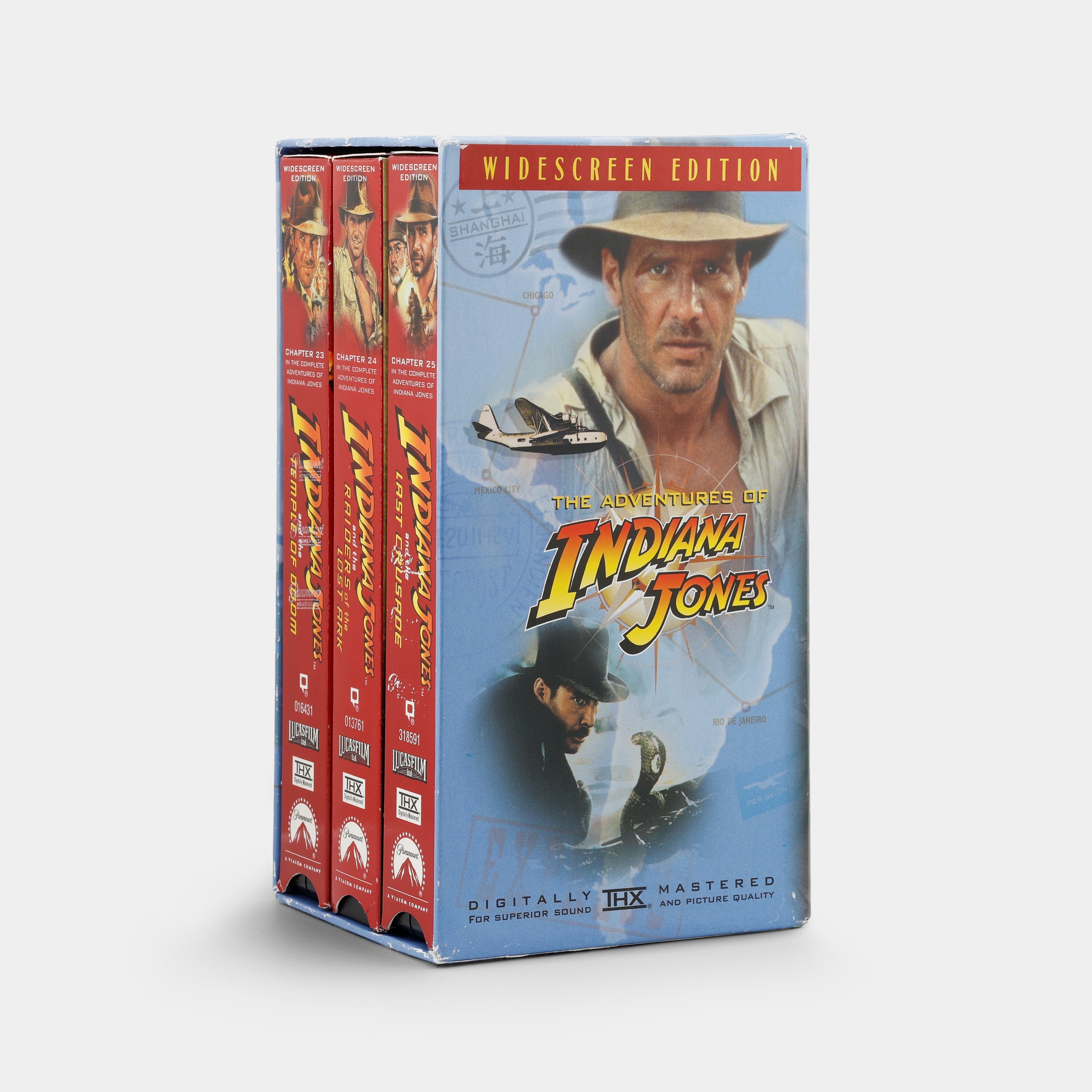 The Adventures of Indiana Jones (Widescreen Edition) VHS Tape Box Set