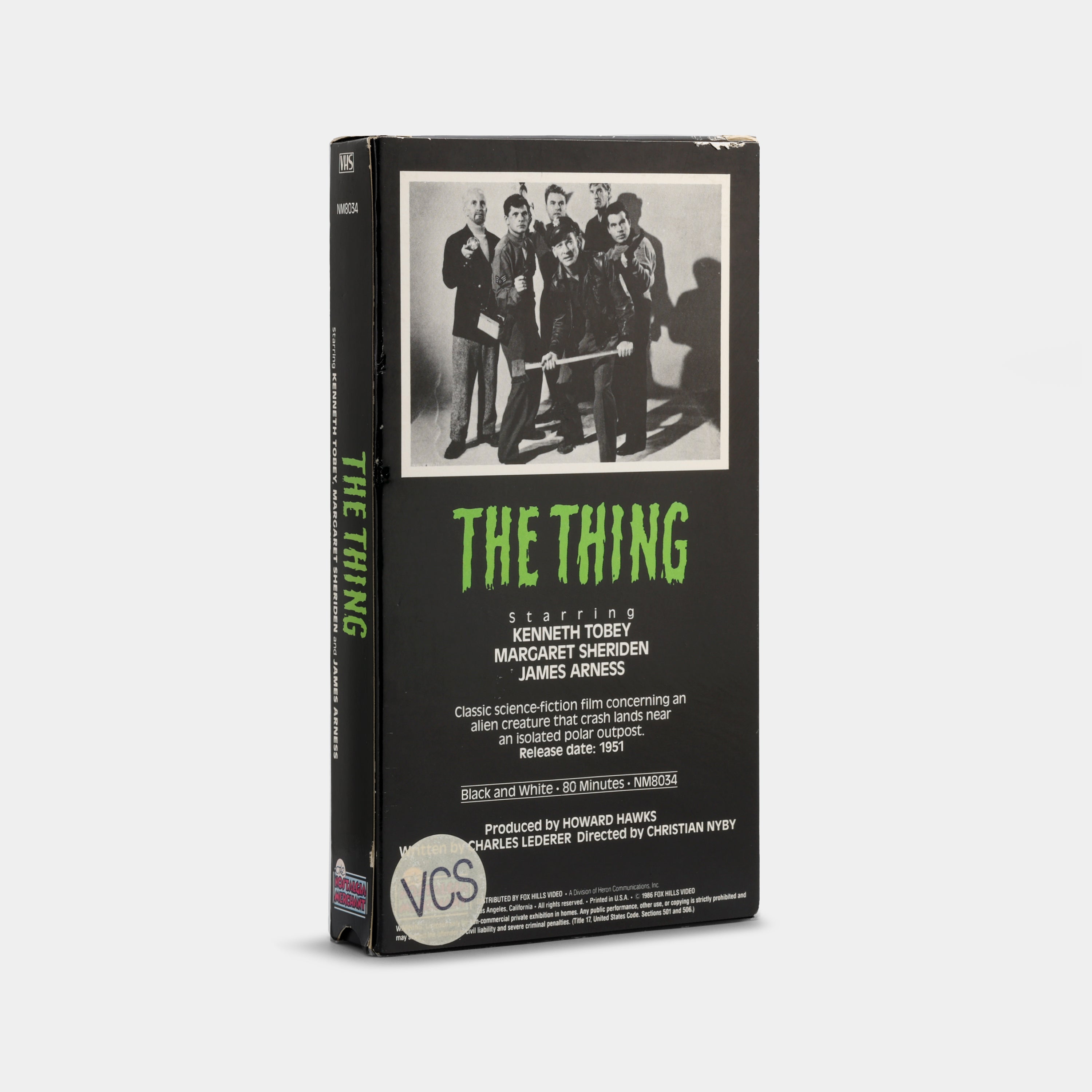 The Thing VHS Tape