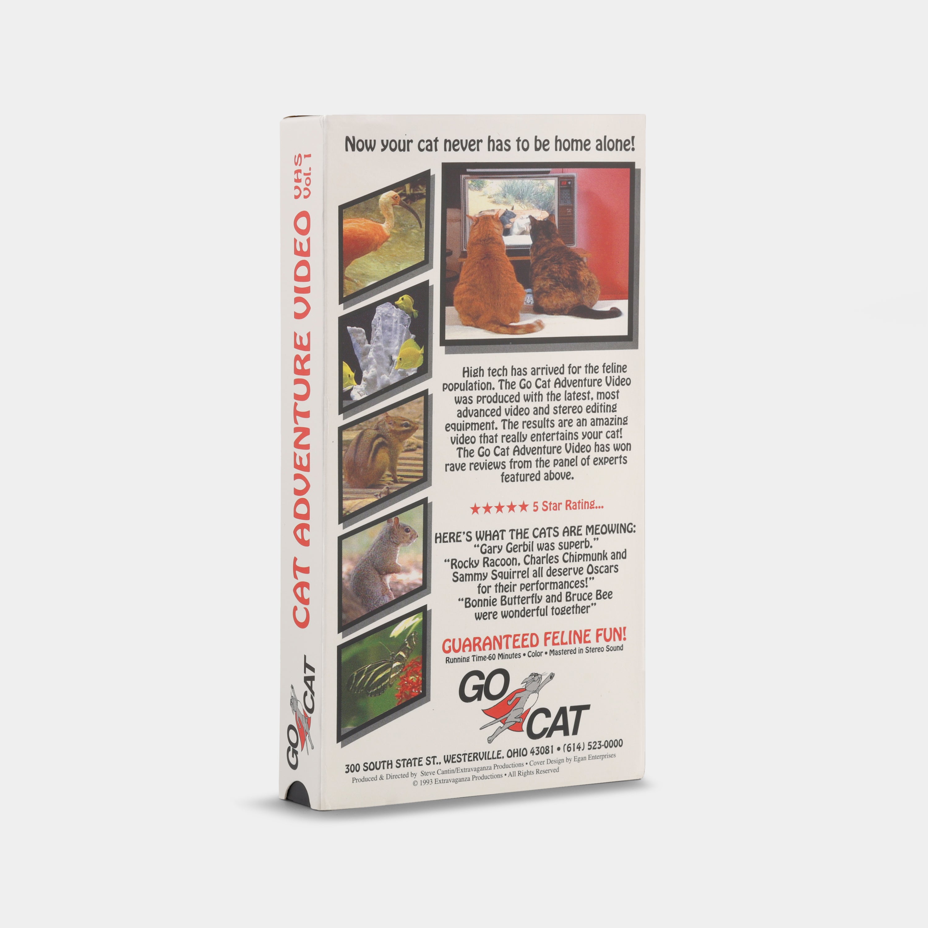 Cat Adventure Video Vol. 1 VHS Tape