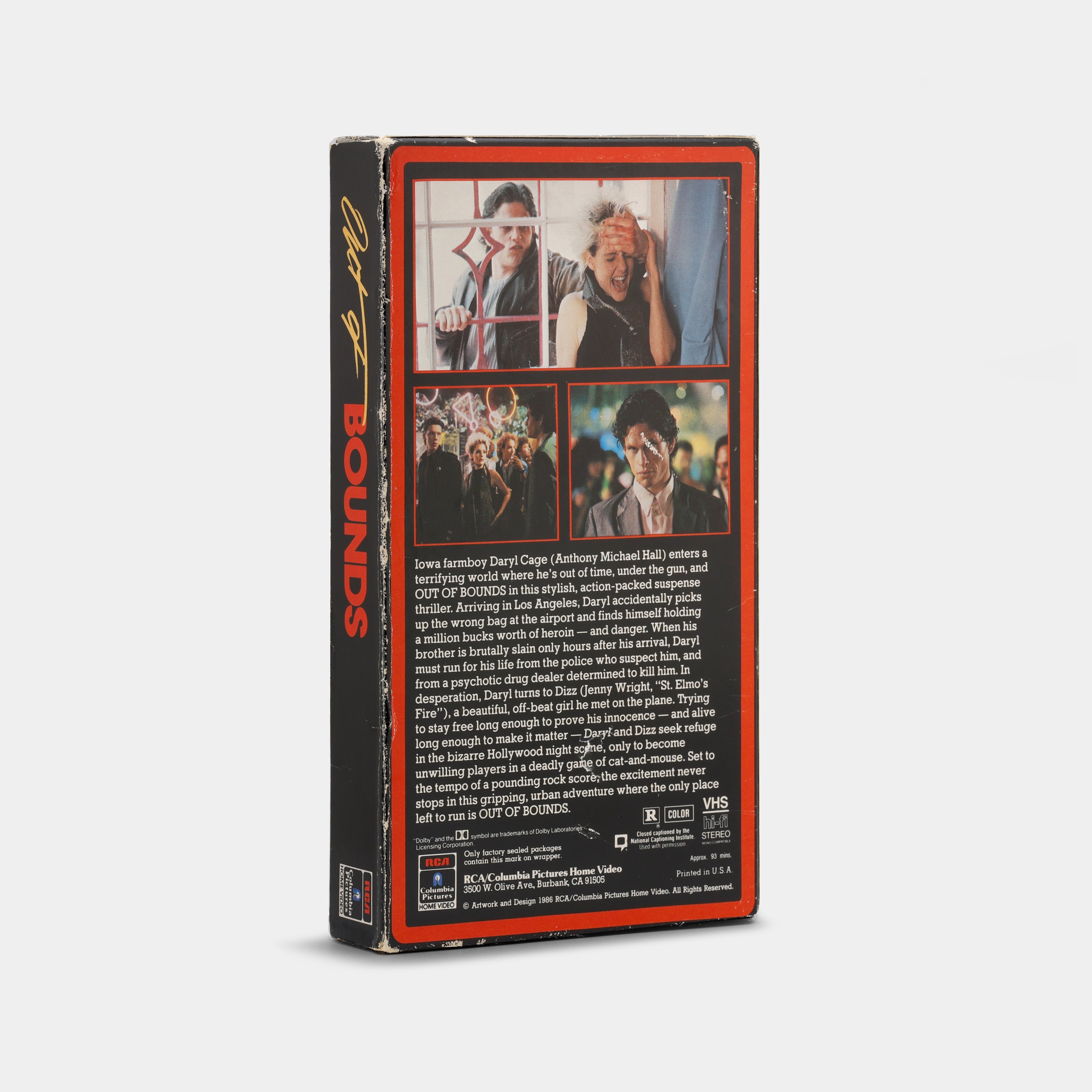 Out of Bounds VHS Tape