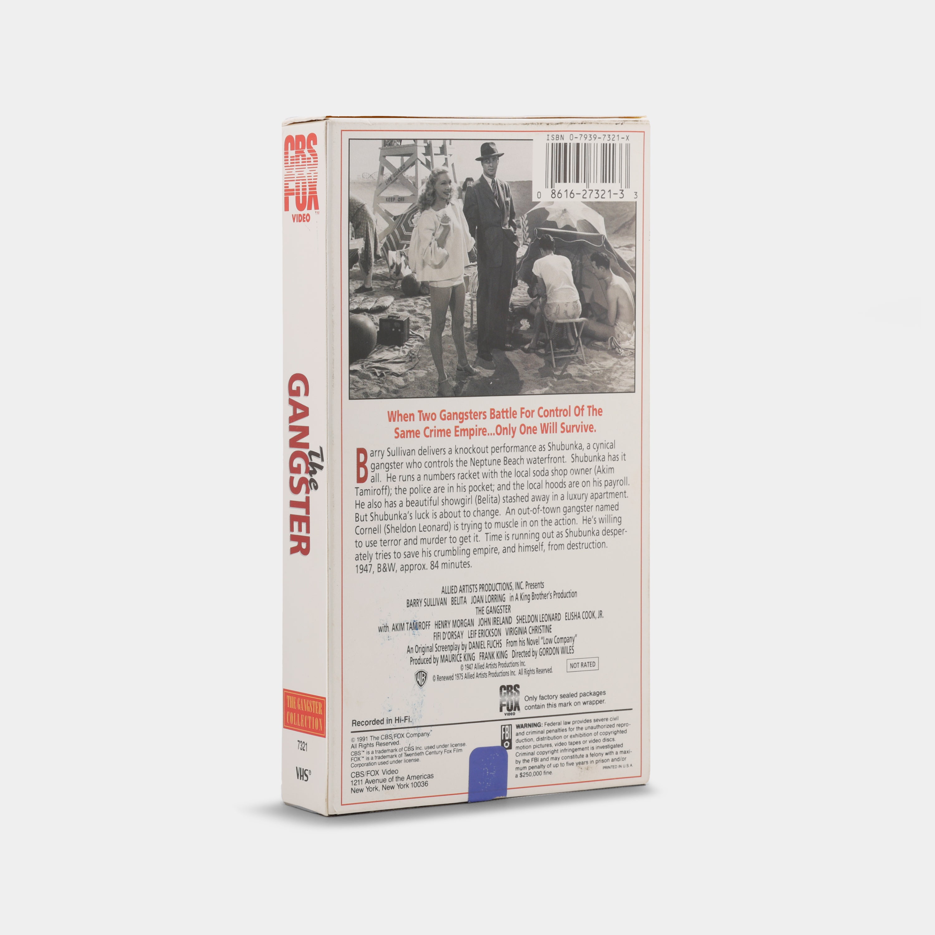 The Gangster VHS Tape