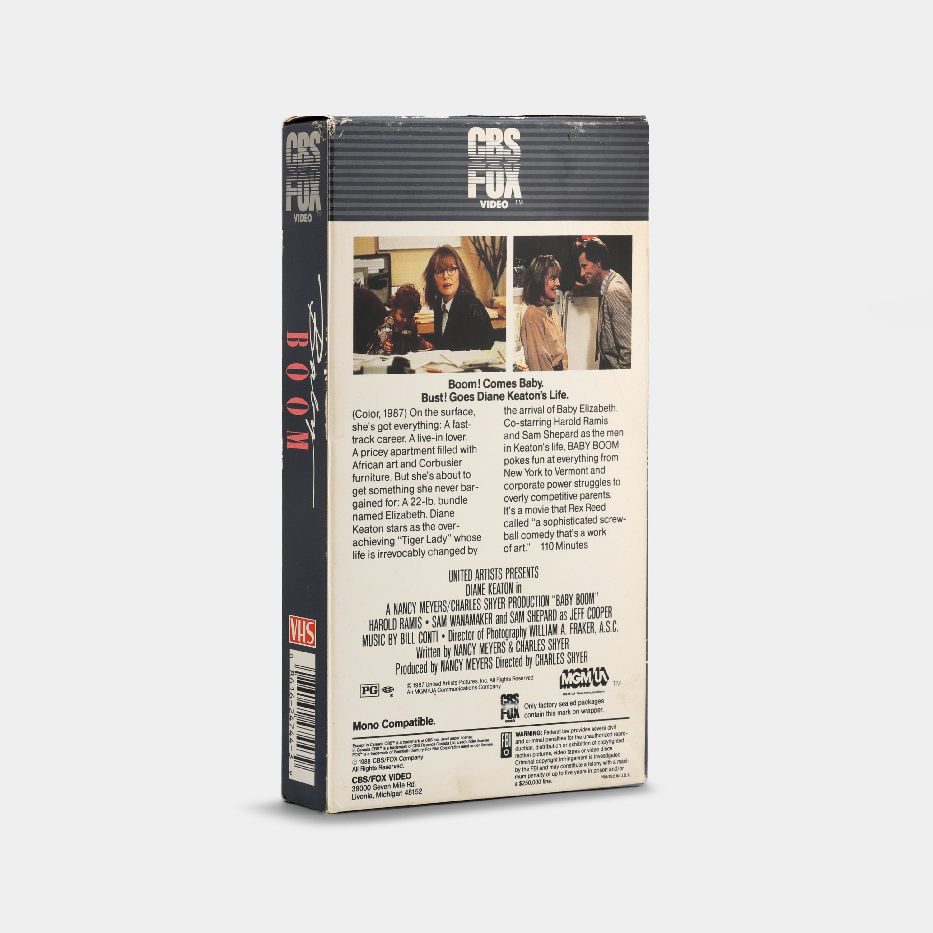 Baby Boom (CBS FOX Video) VHS Tape