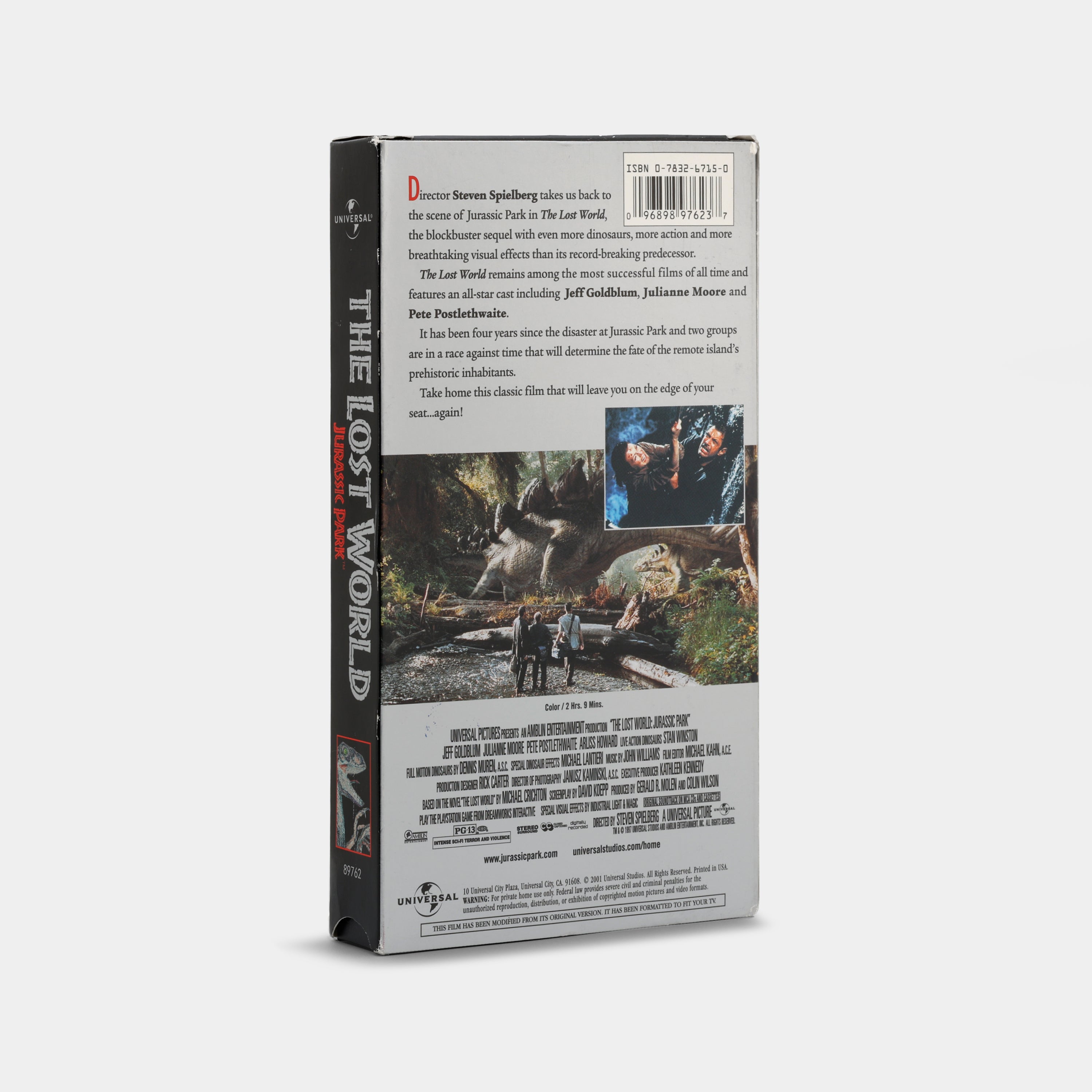 The Lost World: Jurassic Park VHS Tape