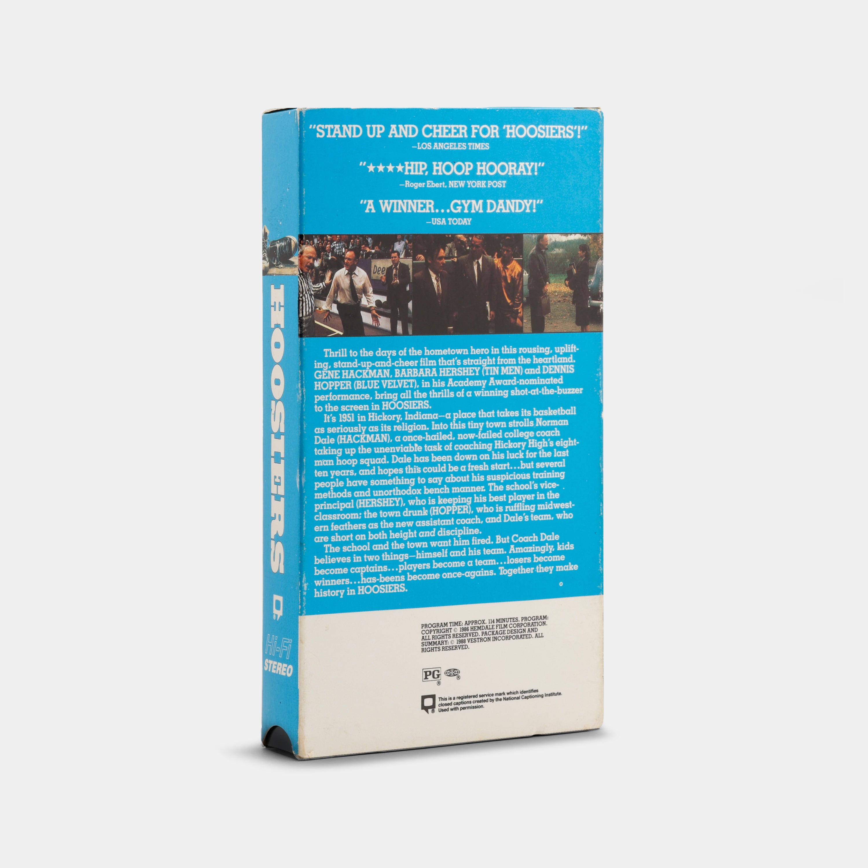 Hoosiers VHS Tape