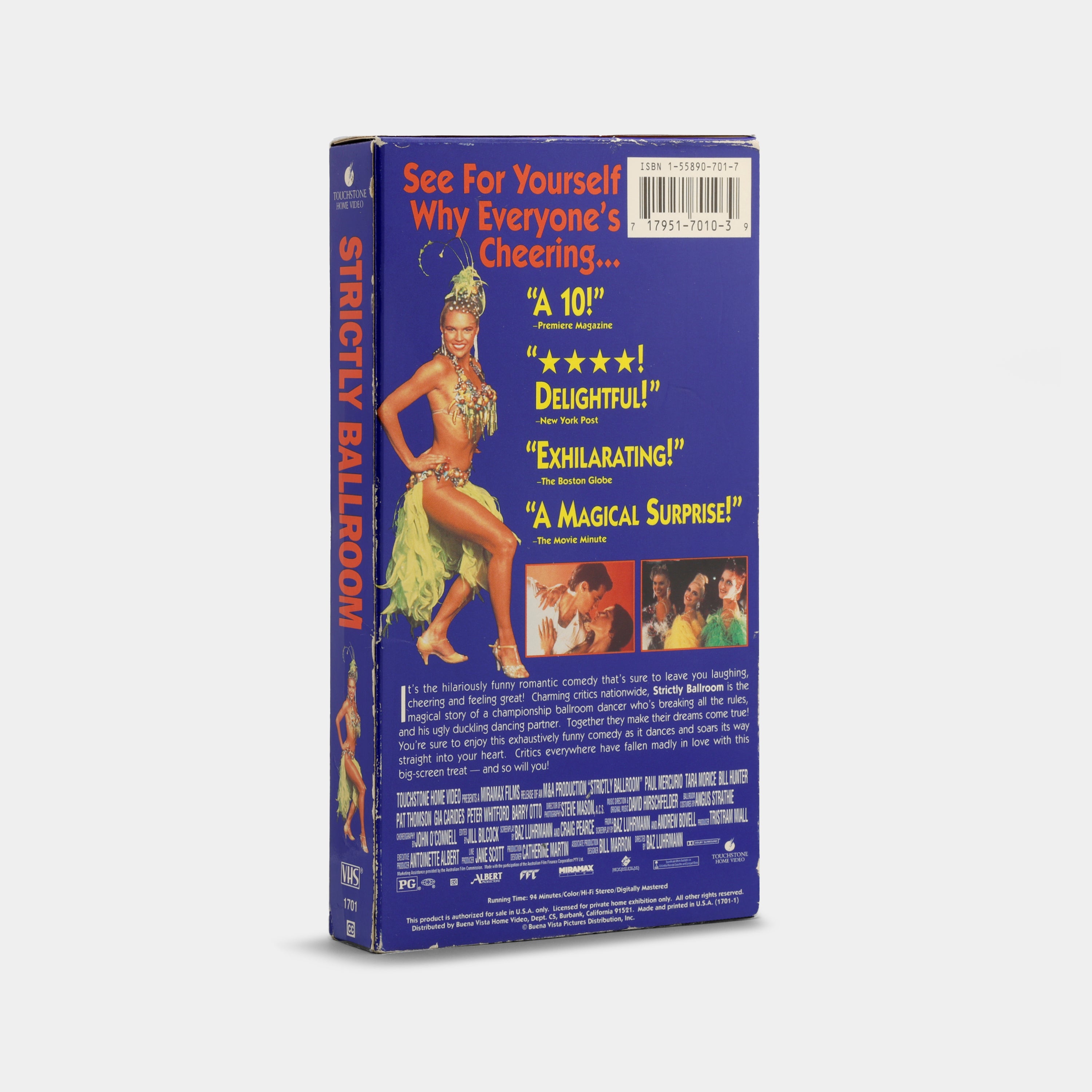 Strictly Ballroom VHS Tape