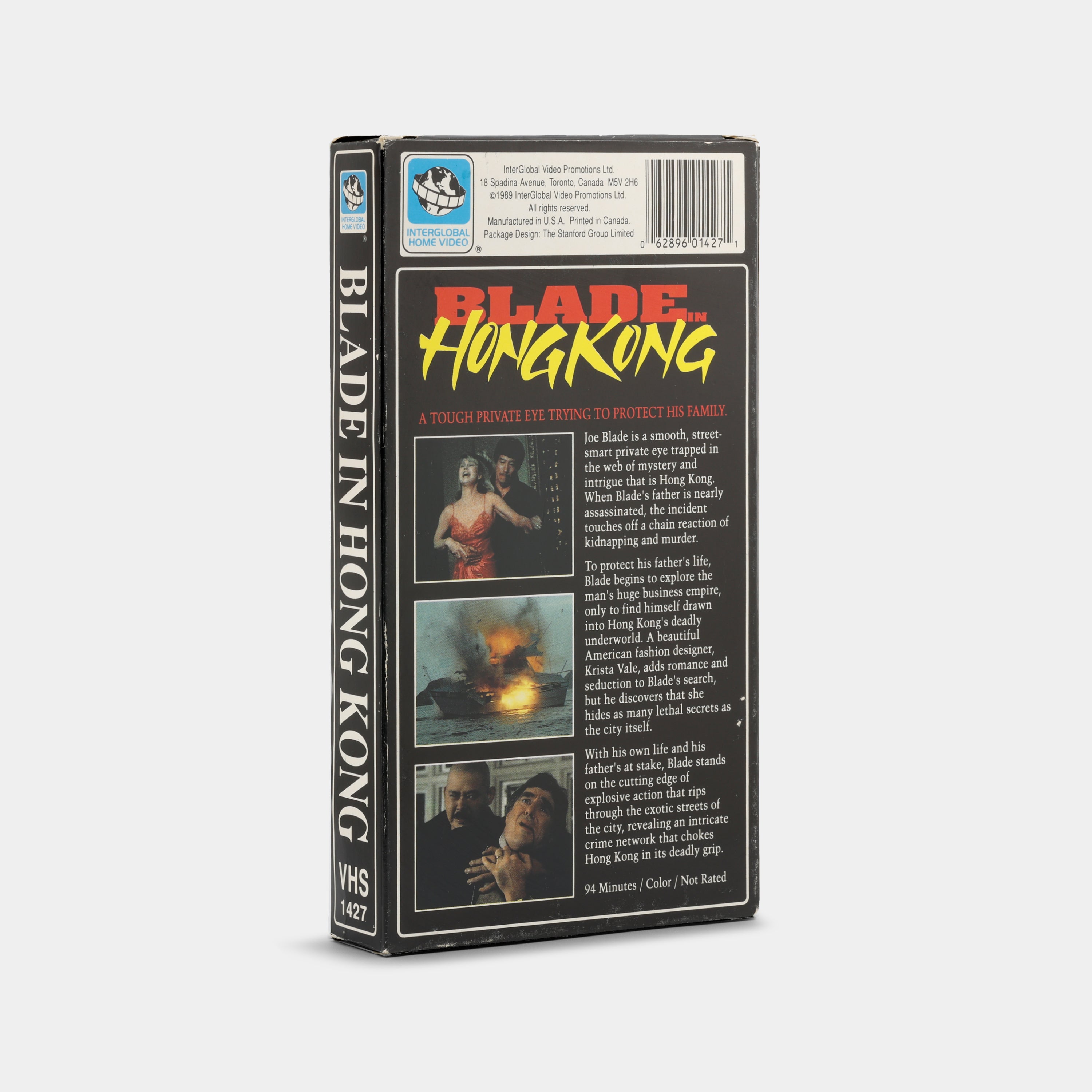 Blade in Hong Kong VHS Tape