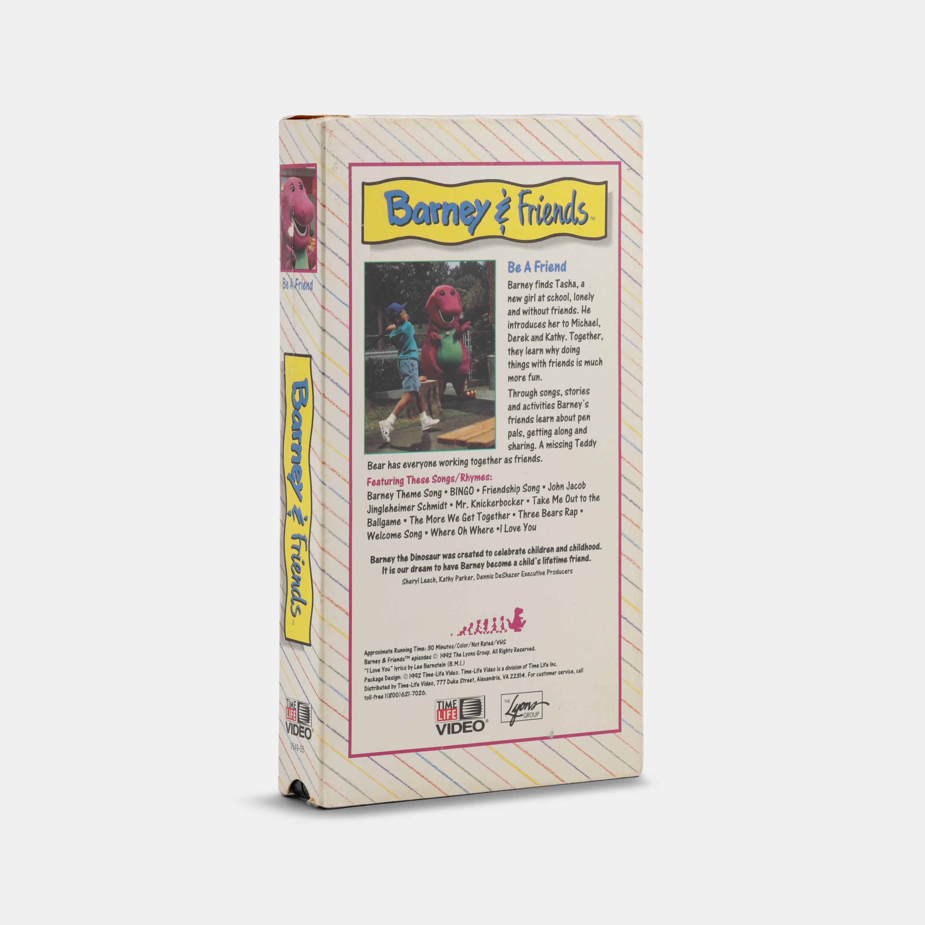 Barney & Friends: Be a Friend VHS Tape