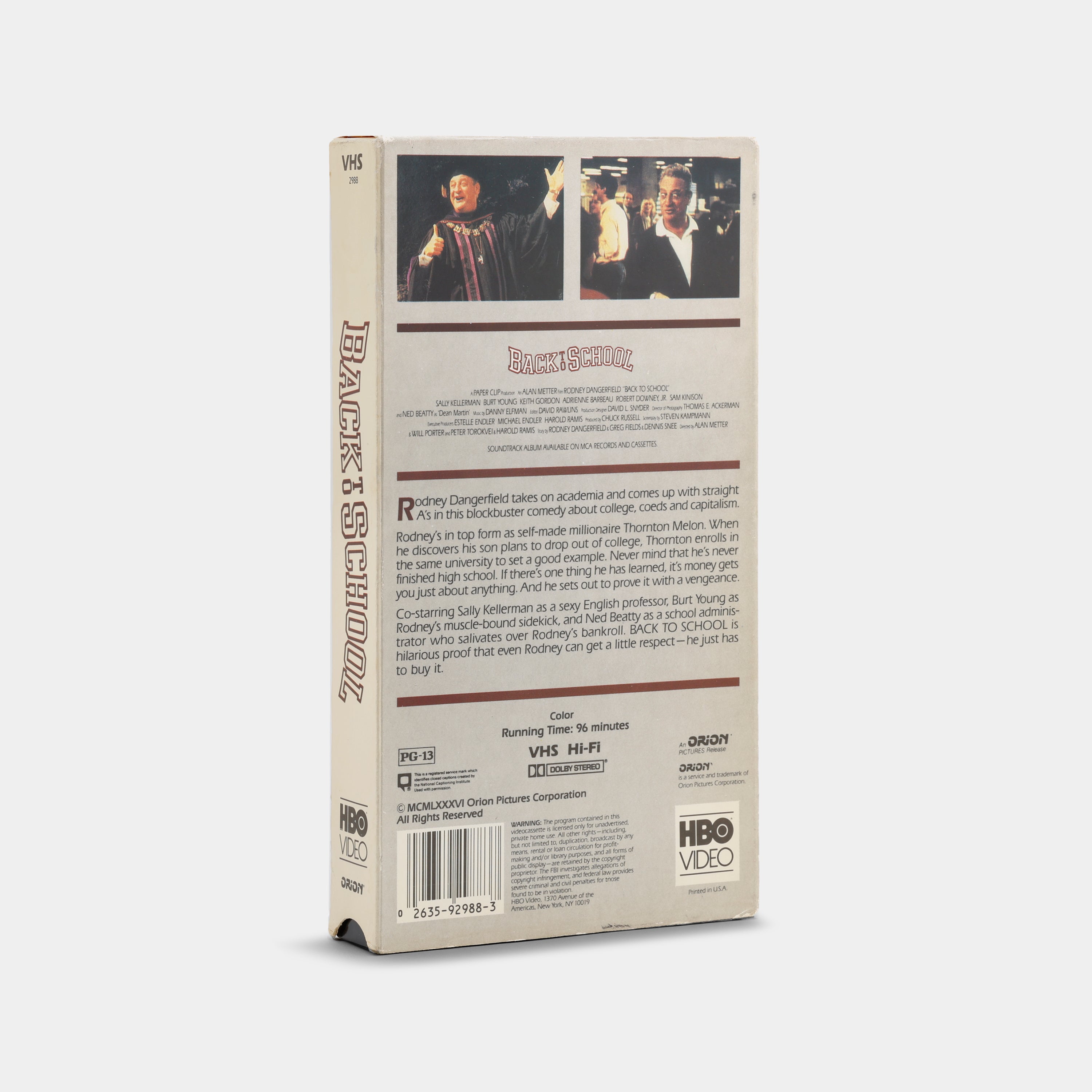 Back to School VHS Tape