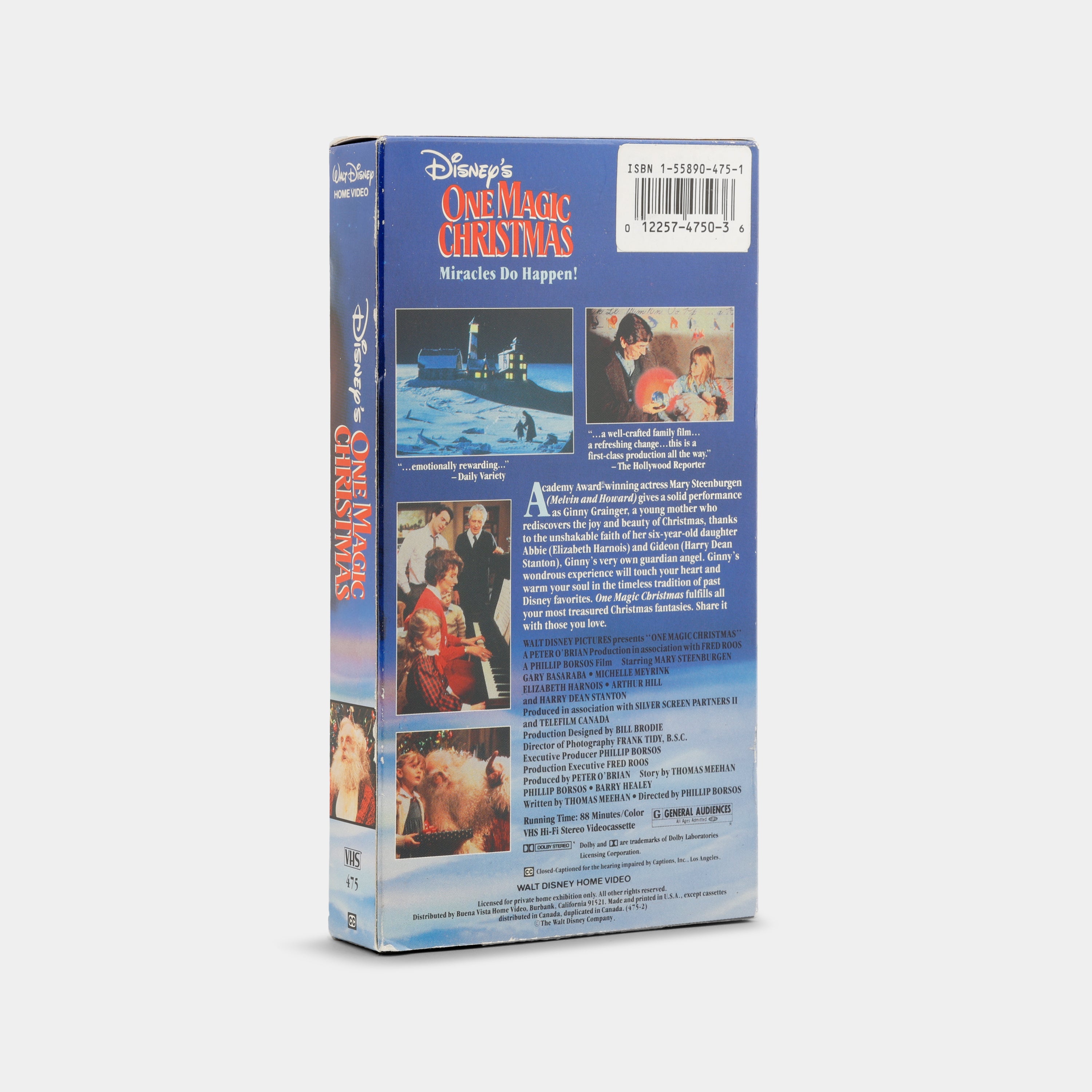 One Magic Christmas VHS Tape