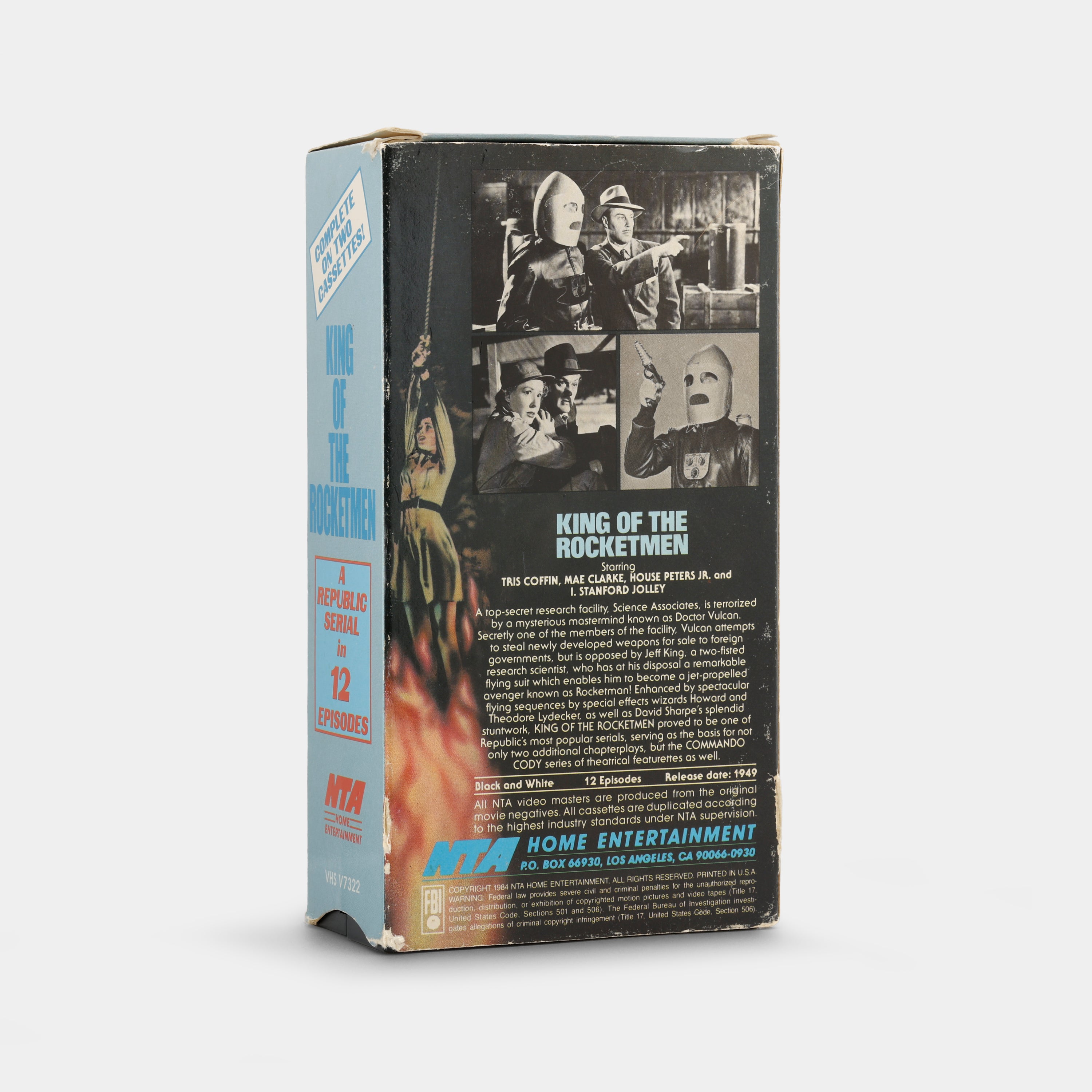 King of the Rocket Men VHS Tape Set
