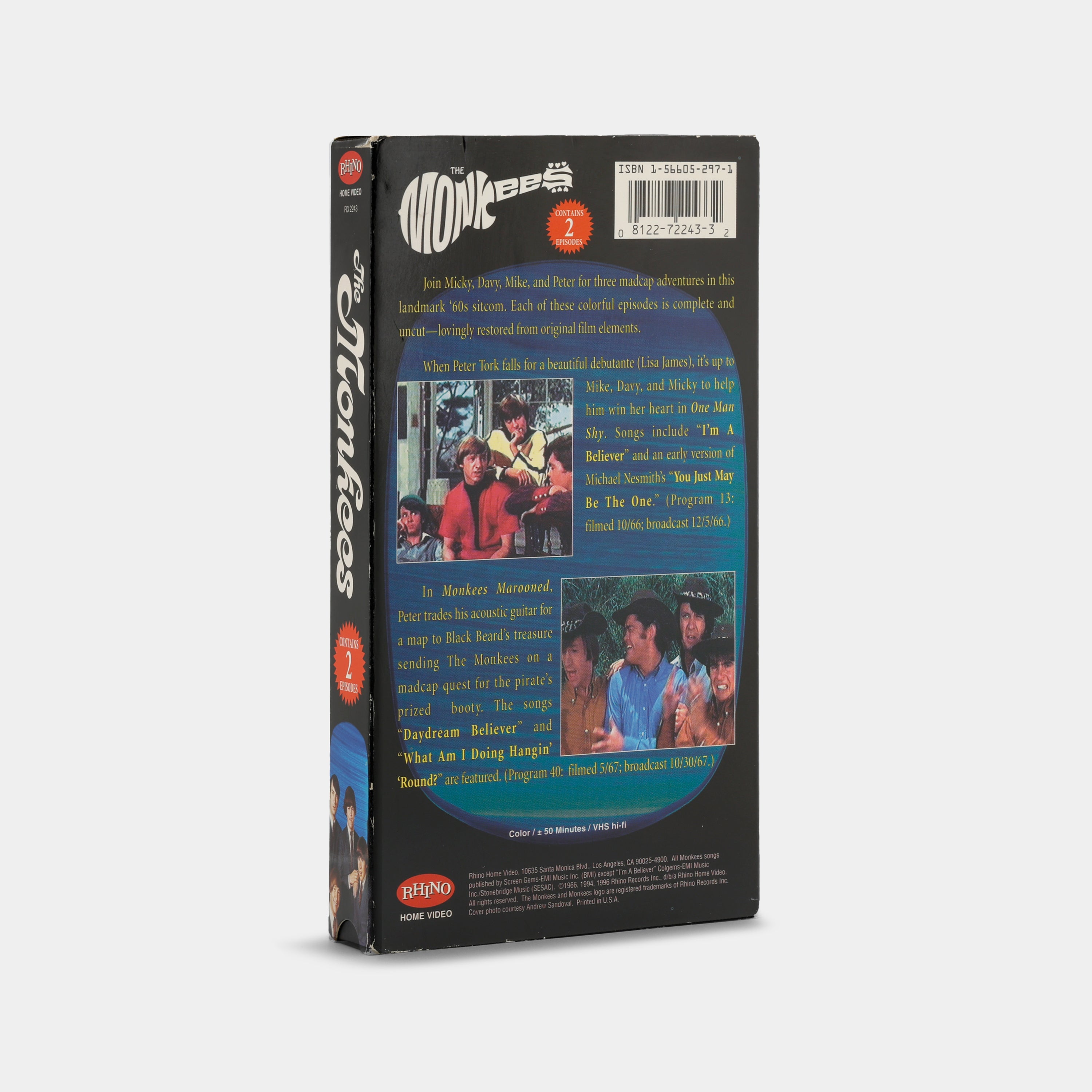 The Monkees: Monkees Maroned VHS Tape