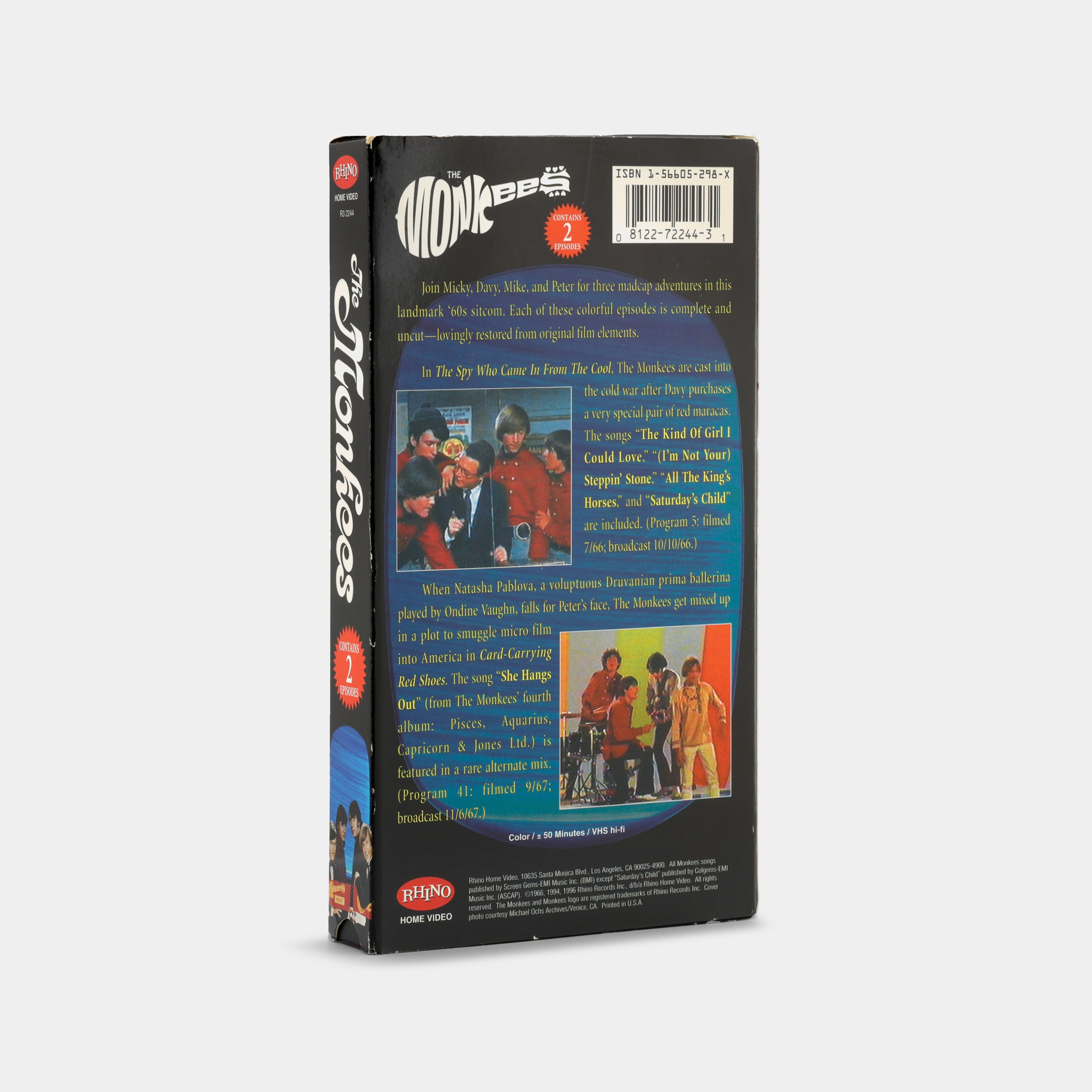 The Monkees: The Spy Who Came In From The Cool VHS Tape