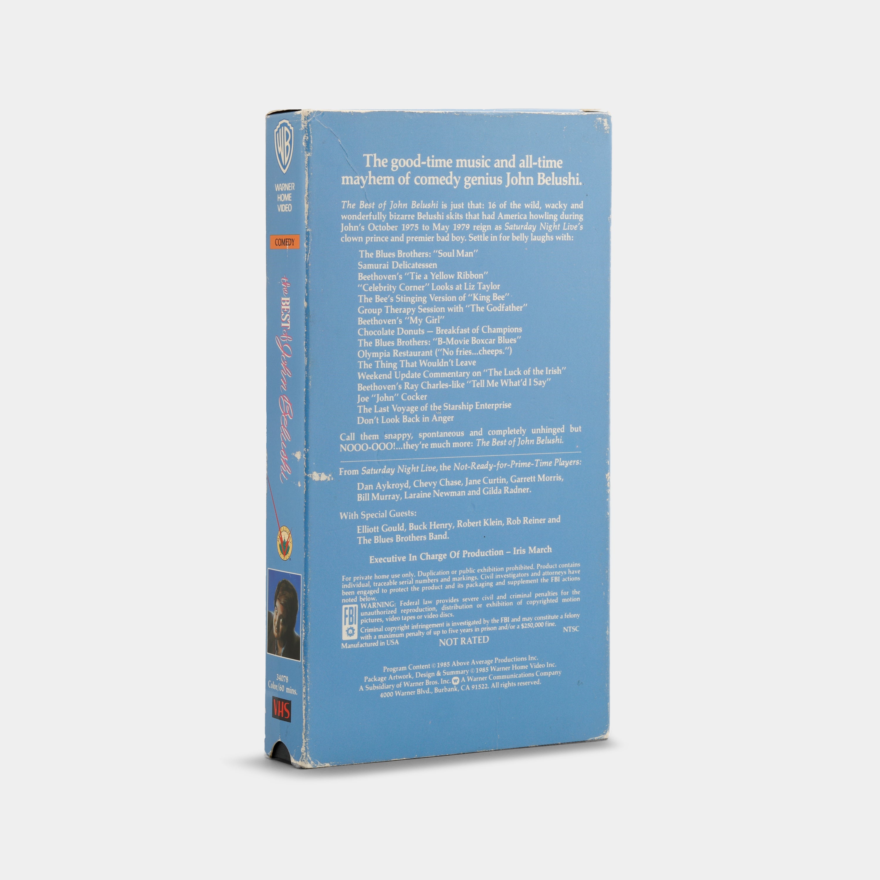 The Best of John Belushi VHS Tape