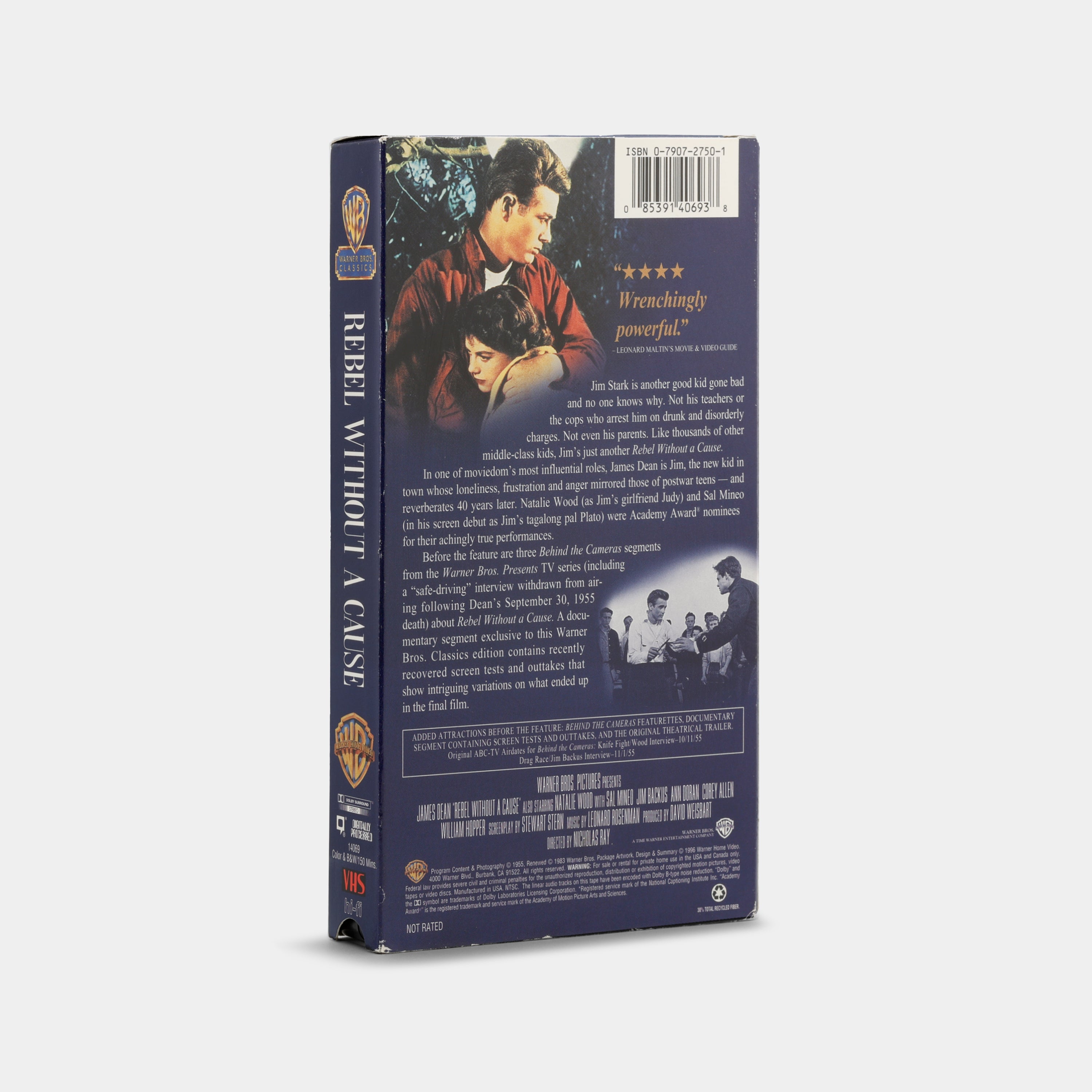 Rebel Without a Cause VHS Tape