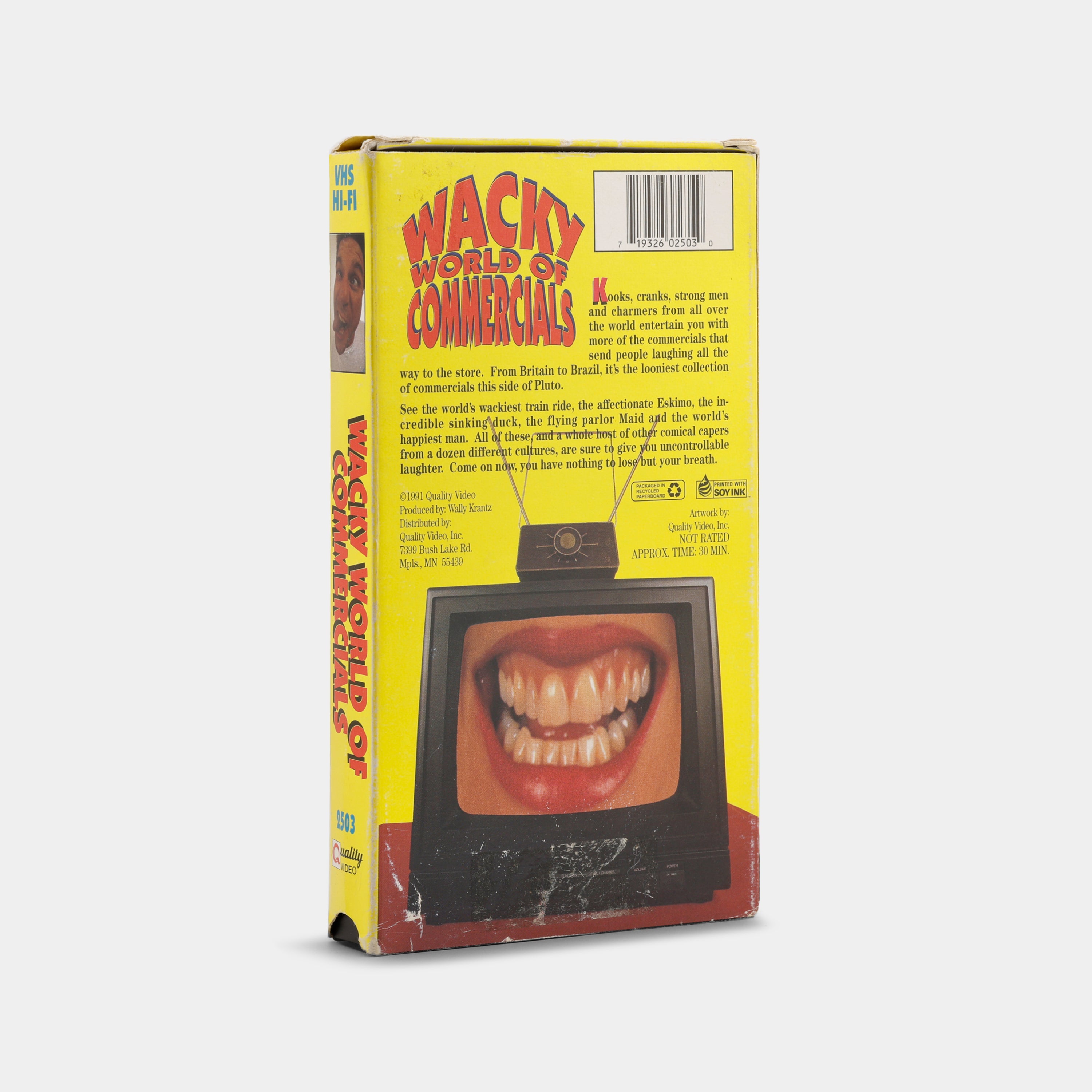 Wacky World of Commercials VHS Tape