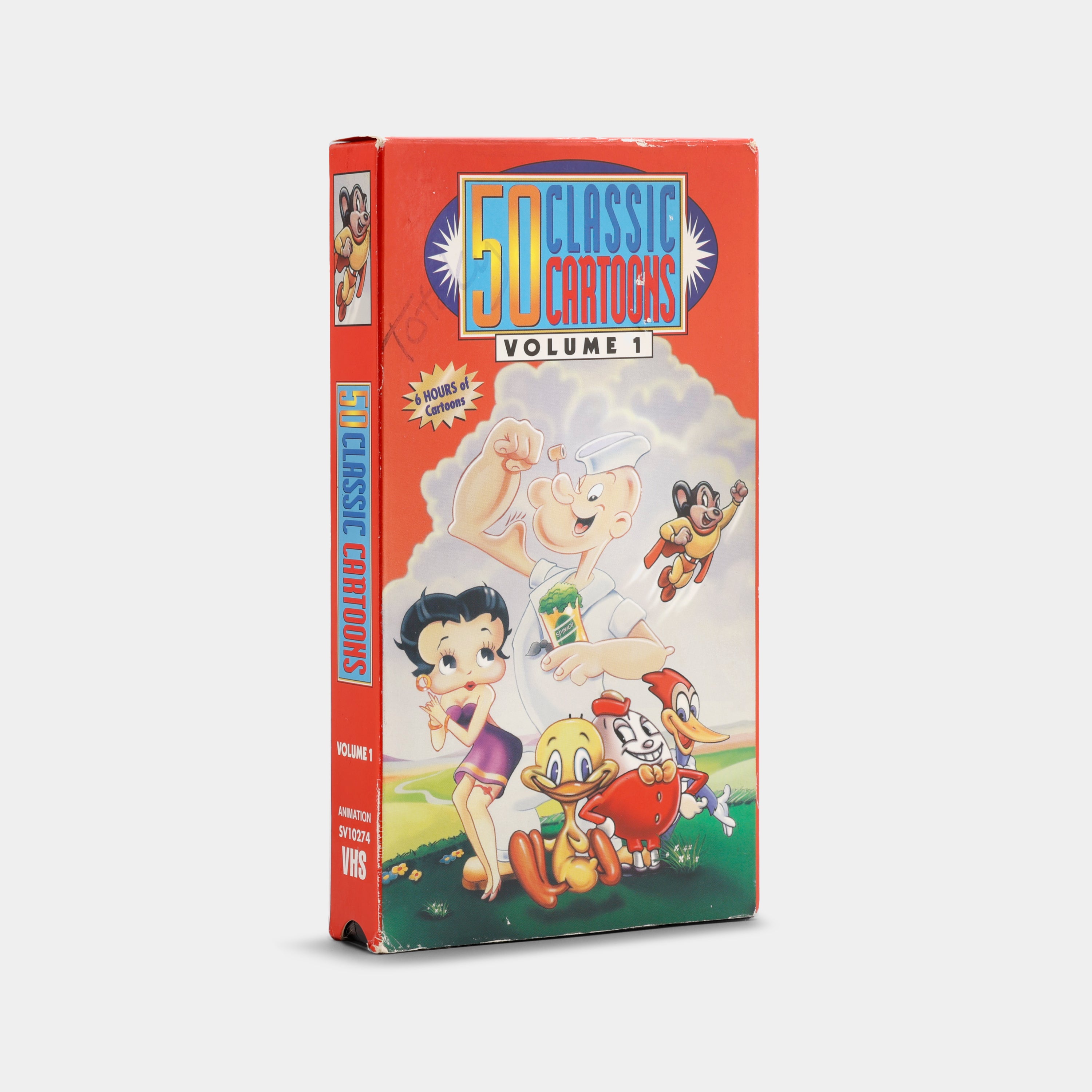 50 Classic Cartoons: Volume One VHS Tape