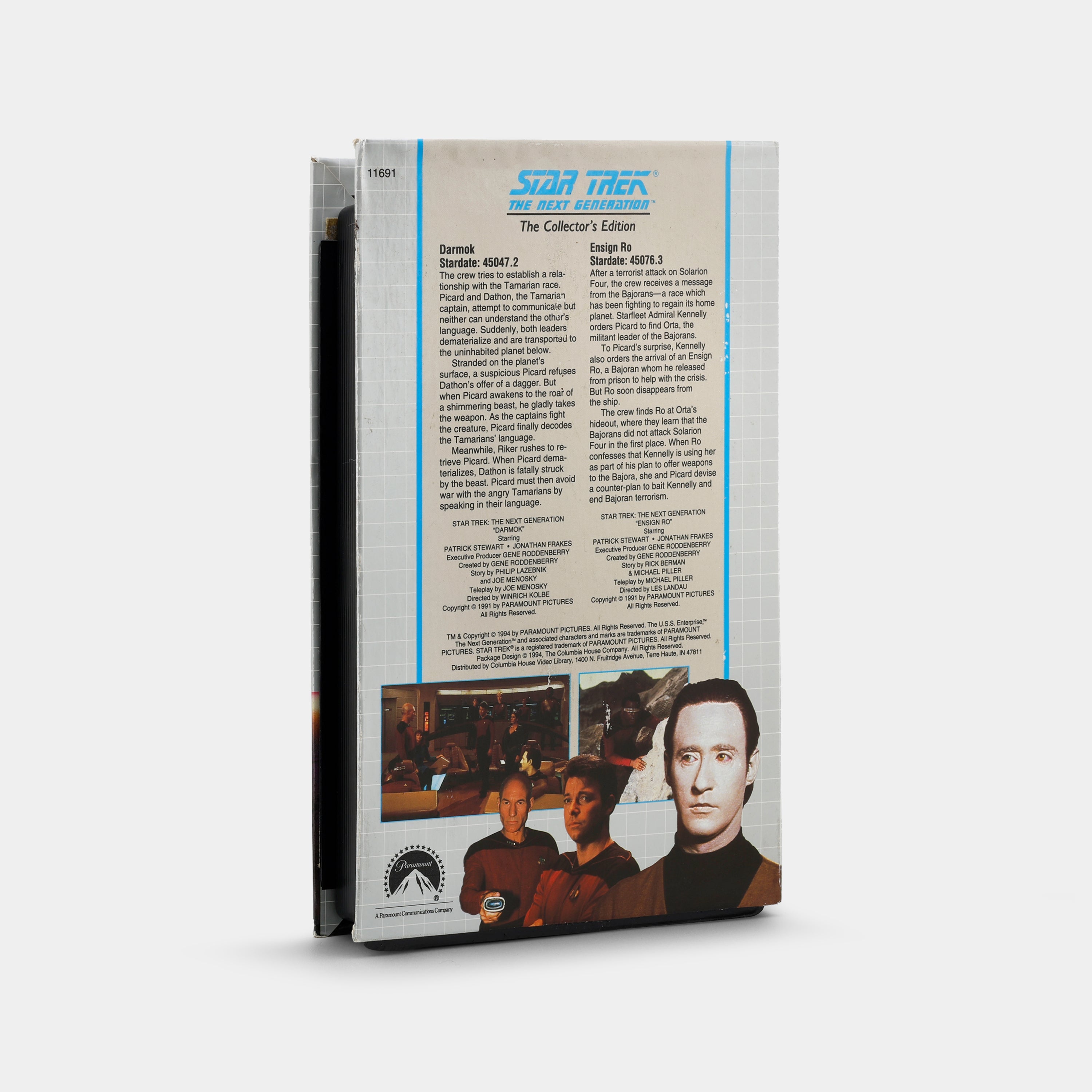 Star Trek The Next Generation: Darmok / Ensign Ro VHS Tape