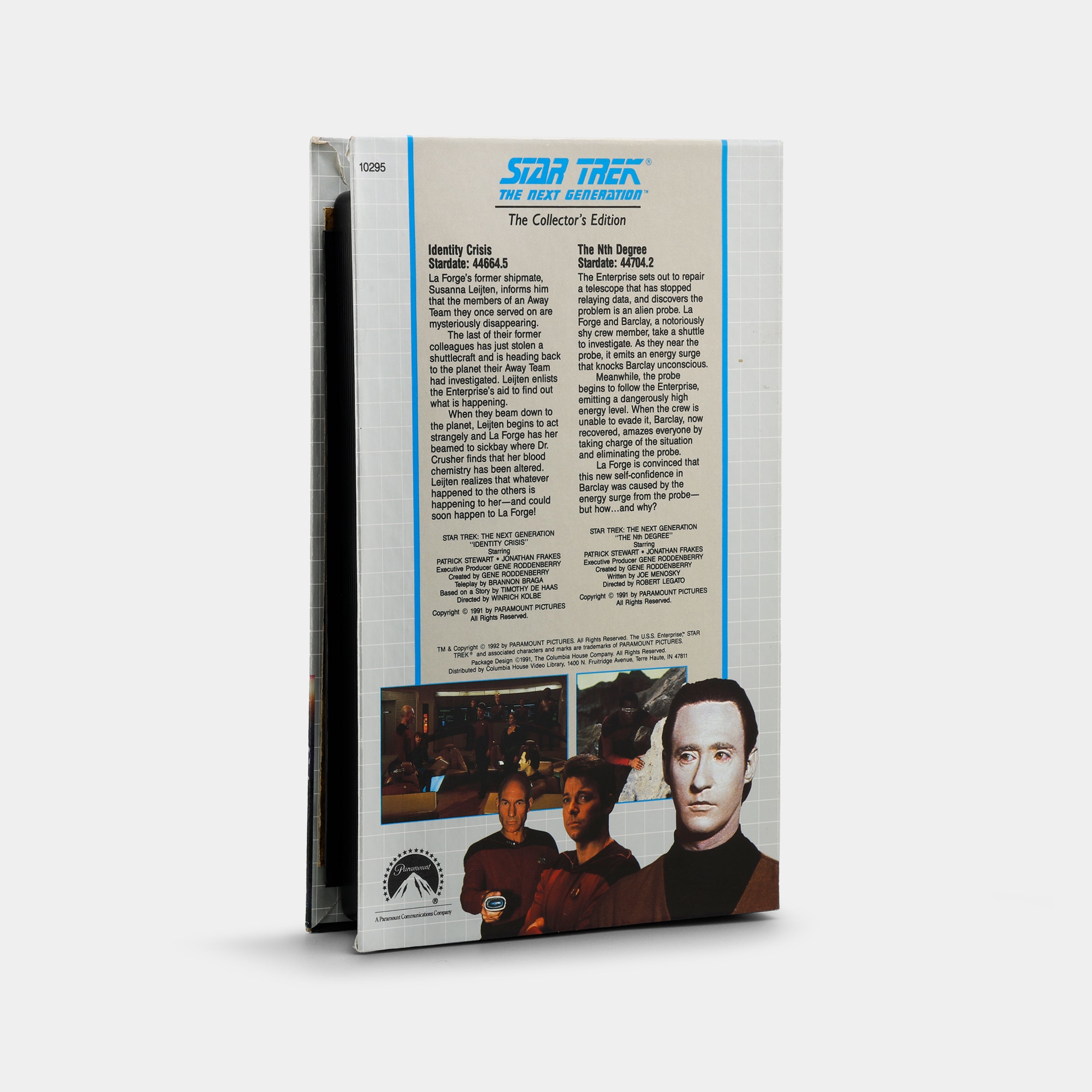 Star Trek The Next Generation: Identity Crisis / The Nth Degree VHS Tape