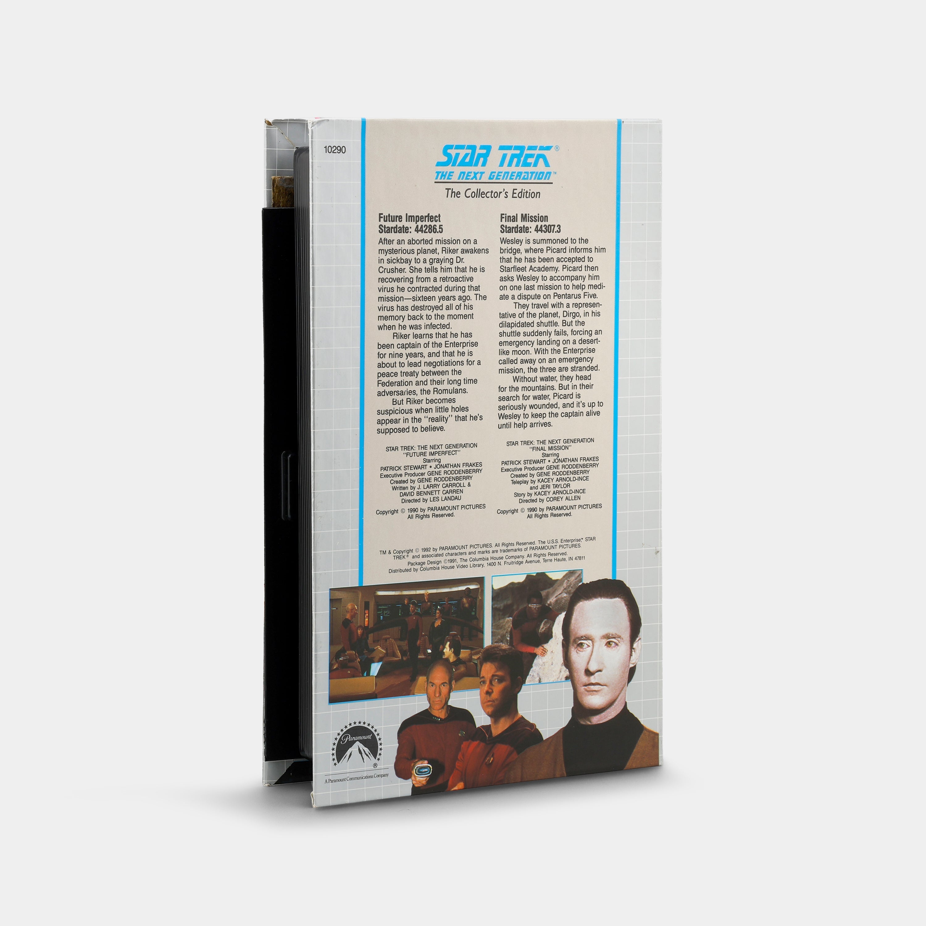Star Trek The Next Generation: Future Imperfect / Final Mission VHS Tape
