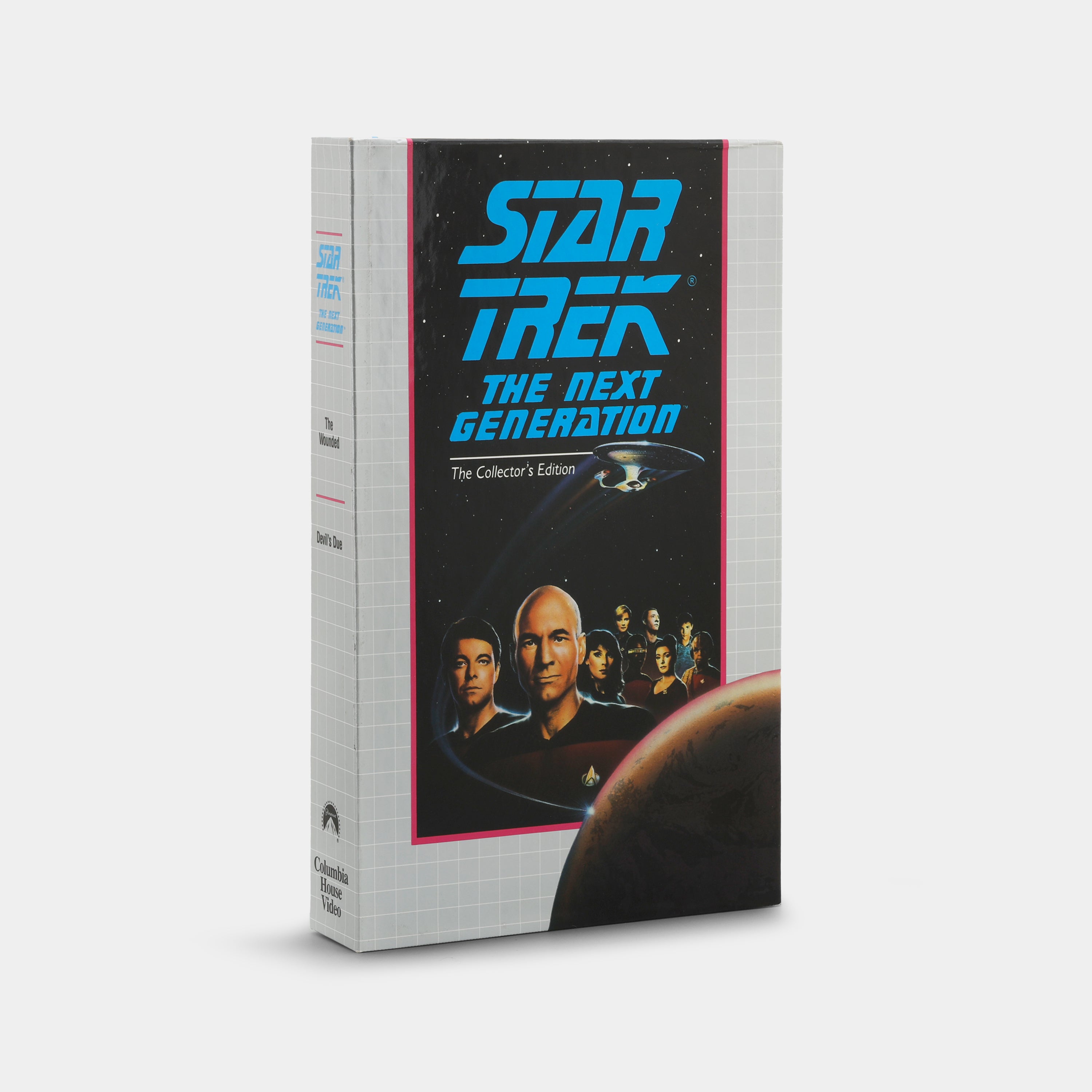 Star Trek The Next Generation: The Wounded / Devil's Due VHS Tape