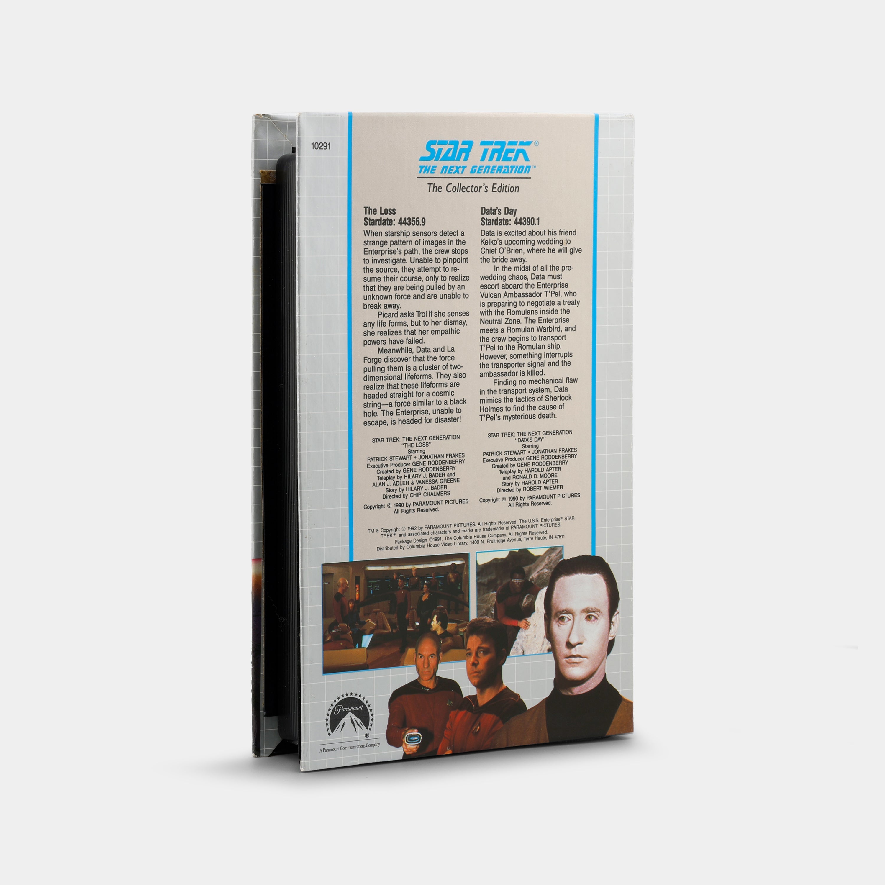 Star Trek The Next Generation: The Loss / Data's Day VHS Tape
