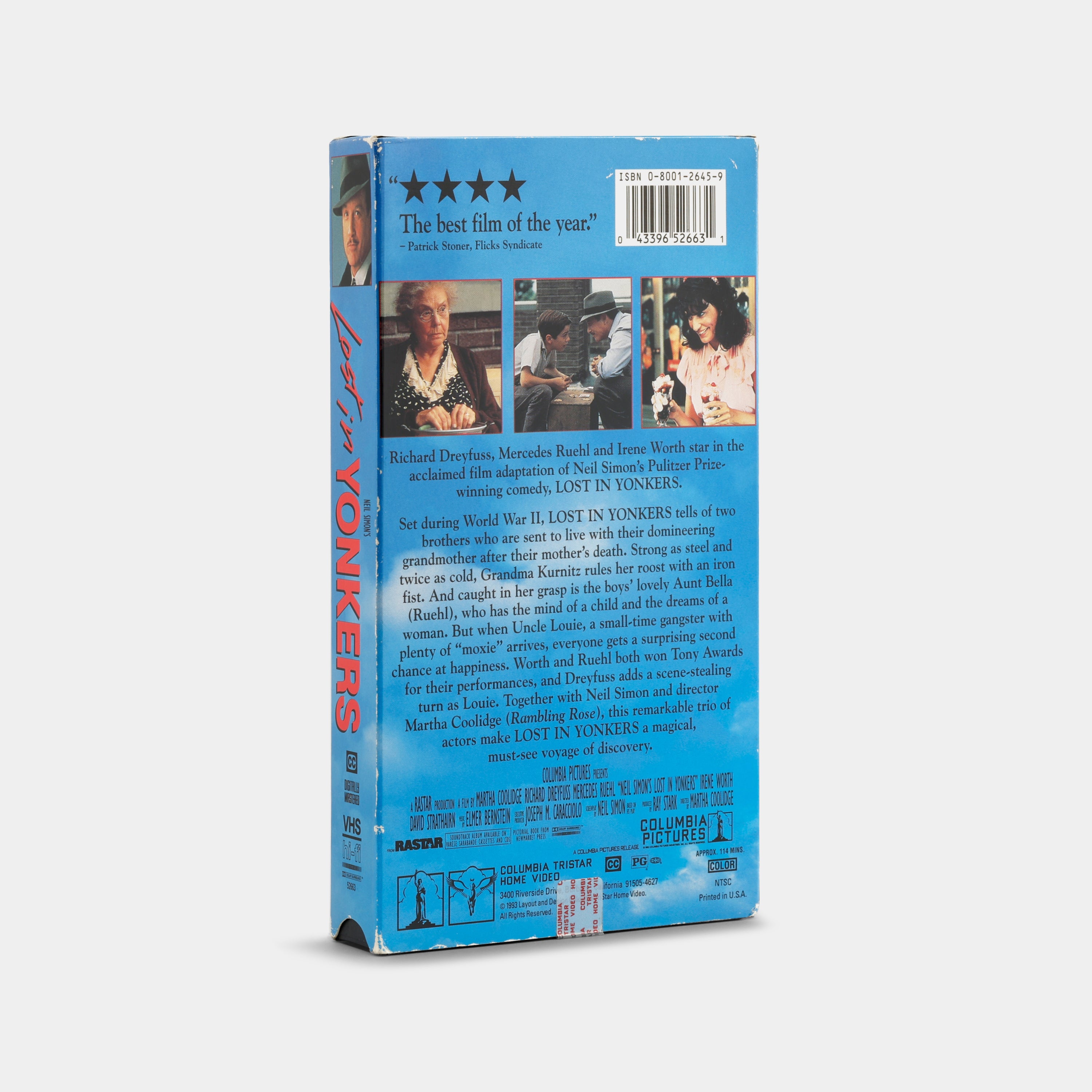 Lost in Yonkers VHS Tape