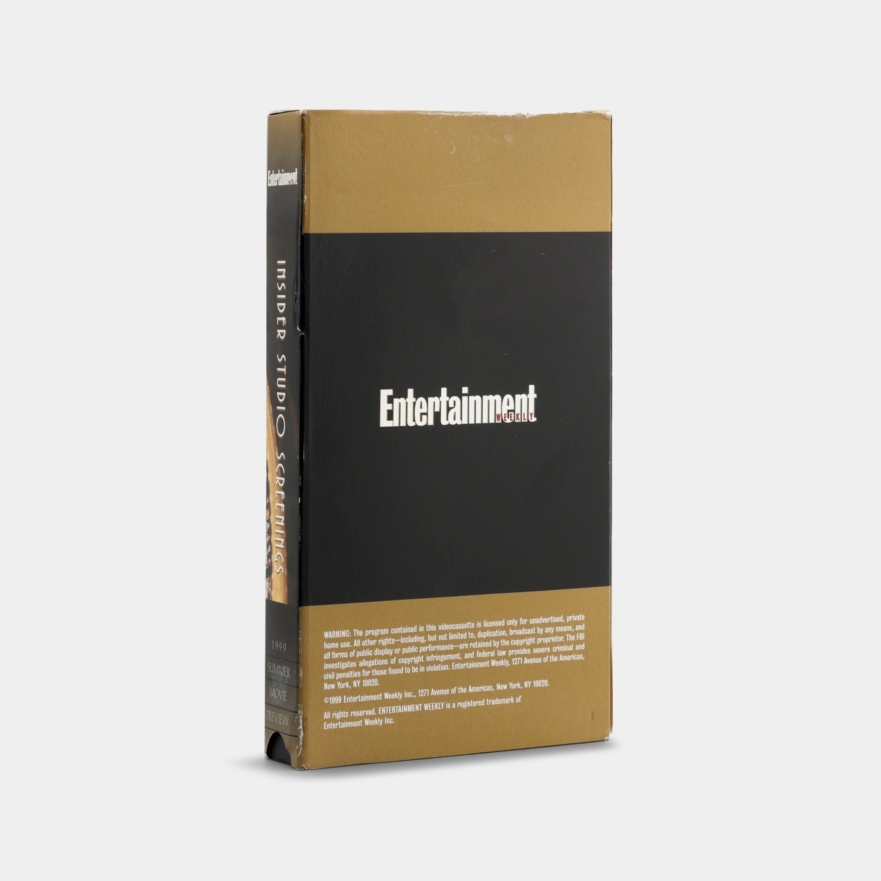 Entertainment Weekly: 1999 Summer Movie Preview VHS Tape