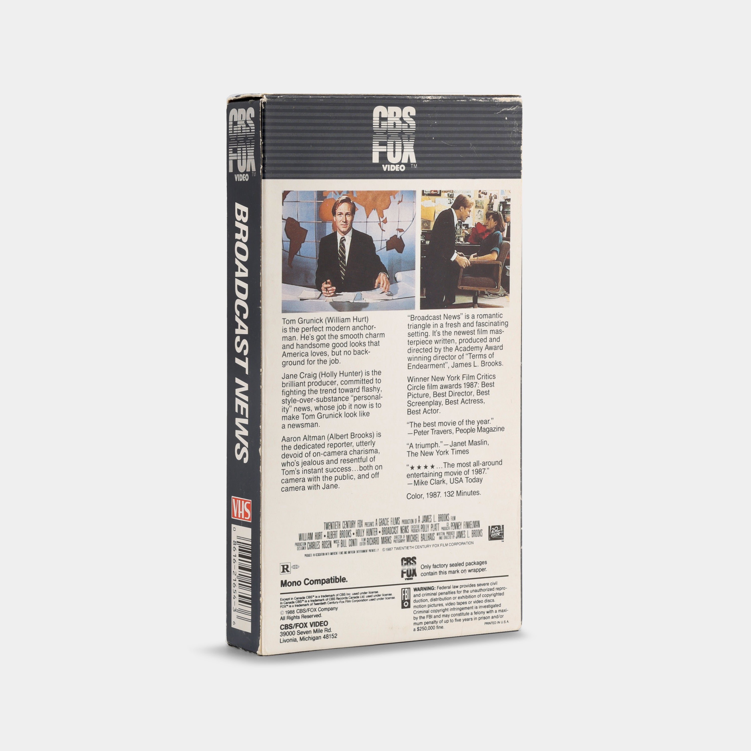 Broadcast News (CBS FOX Video) VHS Tape