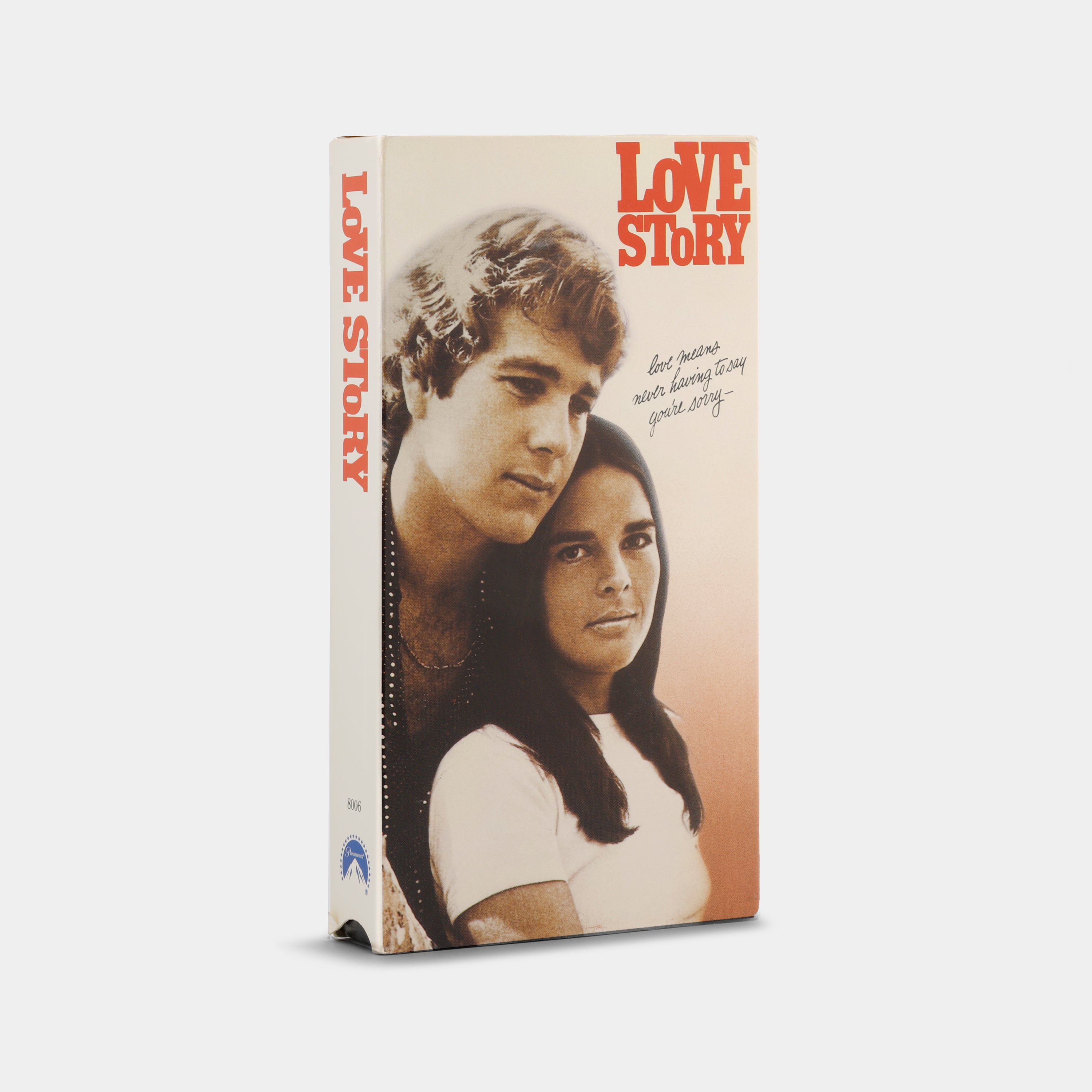 Love Story VHS Tape