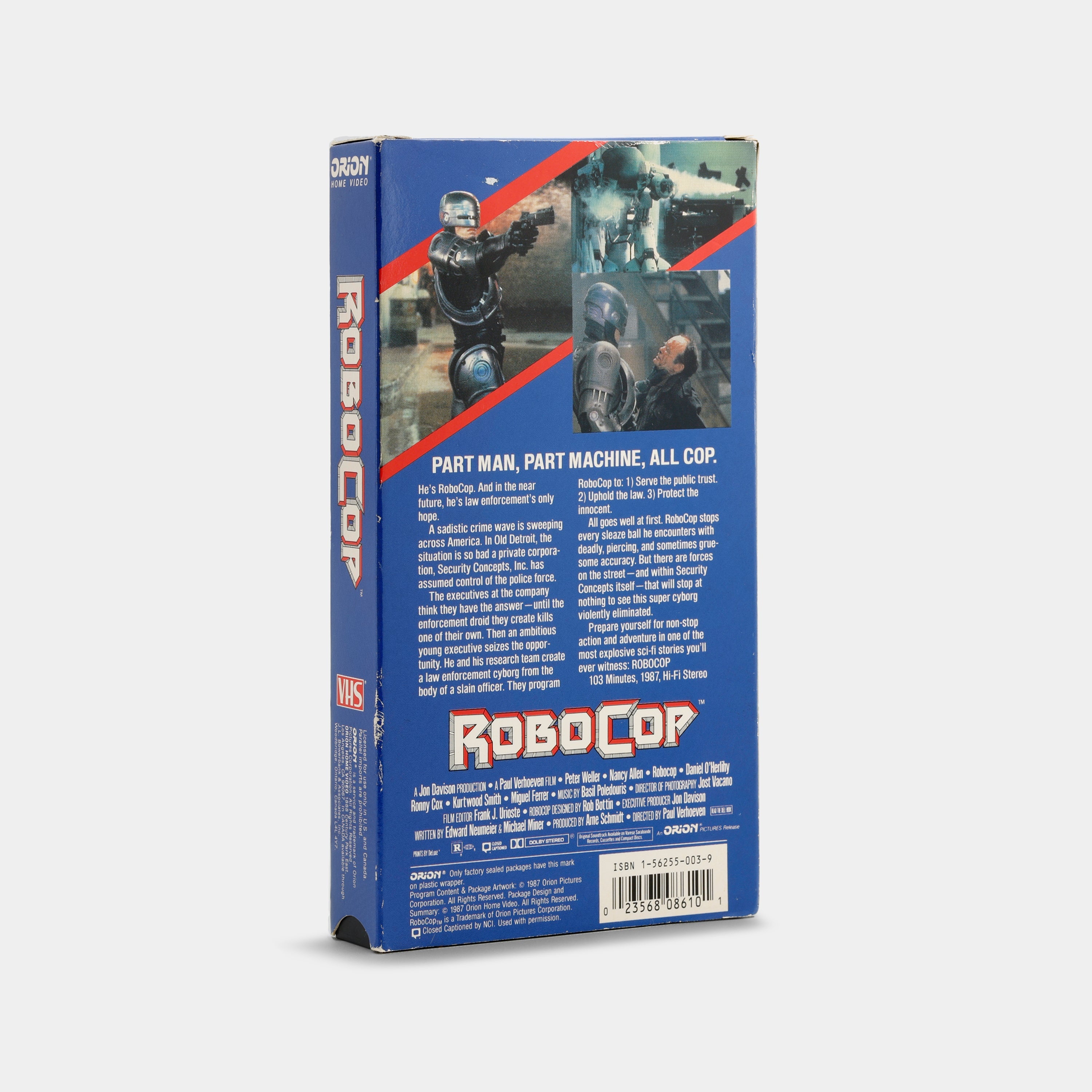 RoboCop VHS Tape