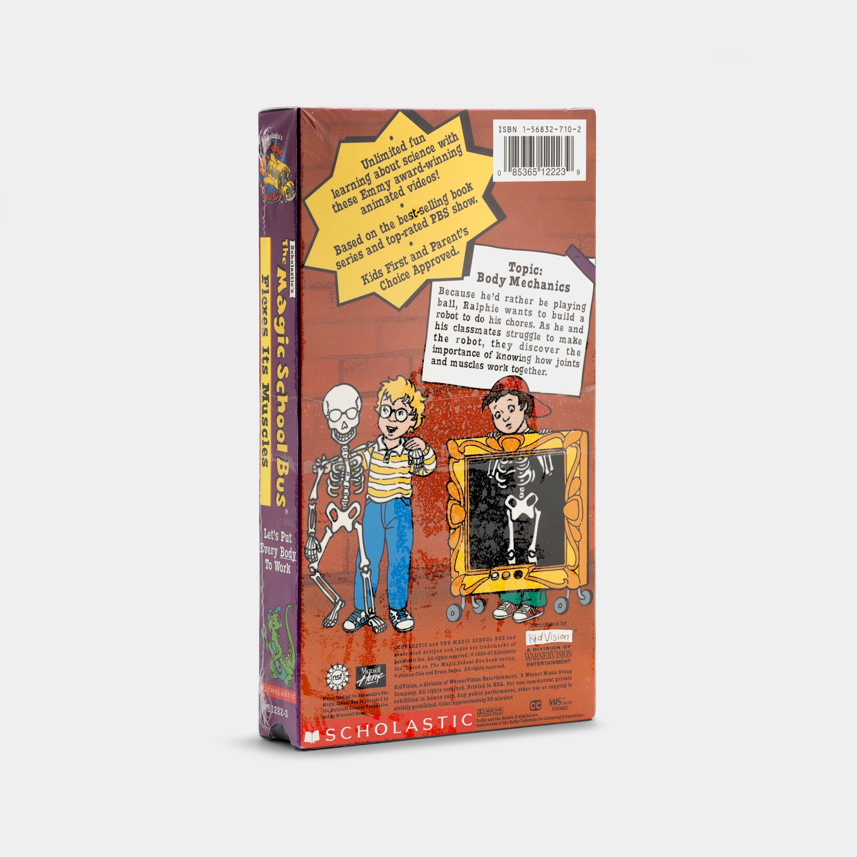 The Magic School Bus: Flexes Its Muscles (Sealed) VHS Tape
