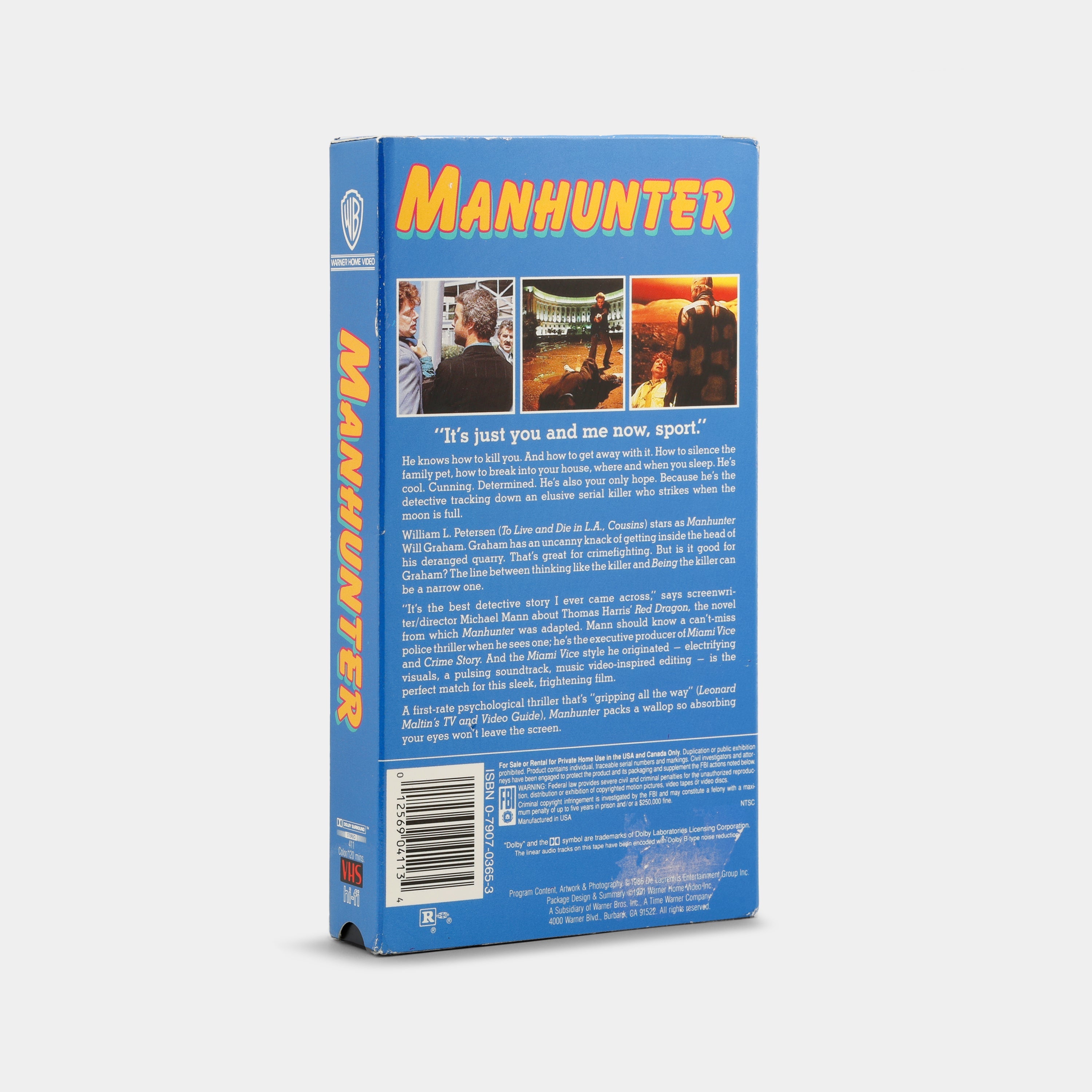 Manhunter VHS Tape