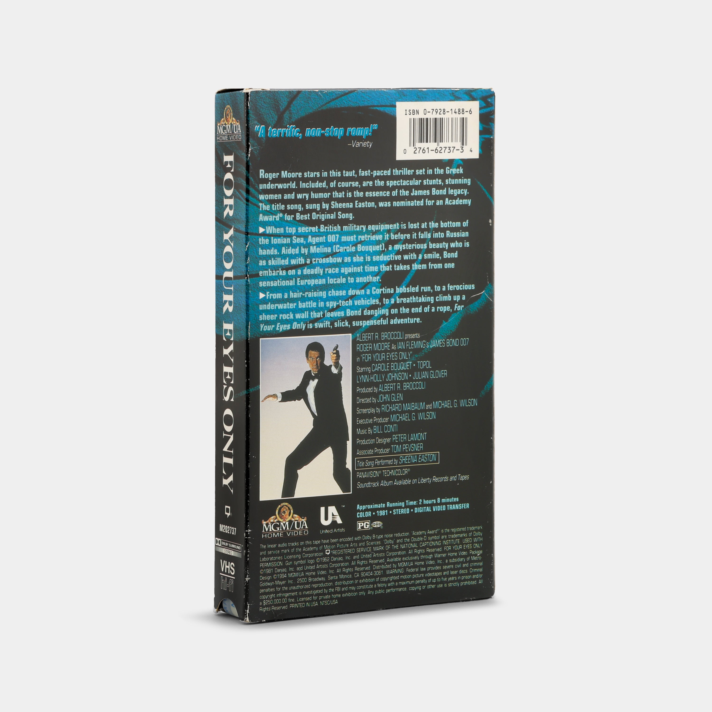 James Bond 007: For Your Eyes Only VHS Tape