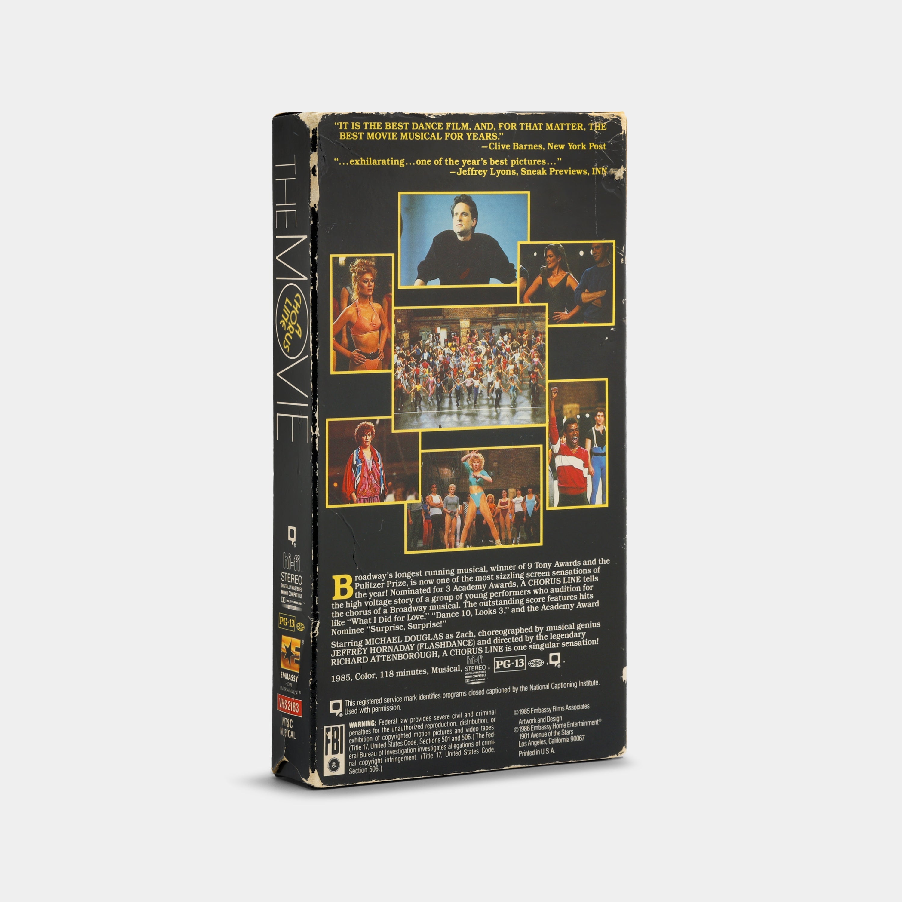 A Chorus Line VHS Tape