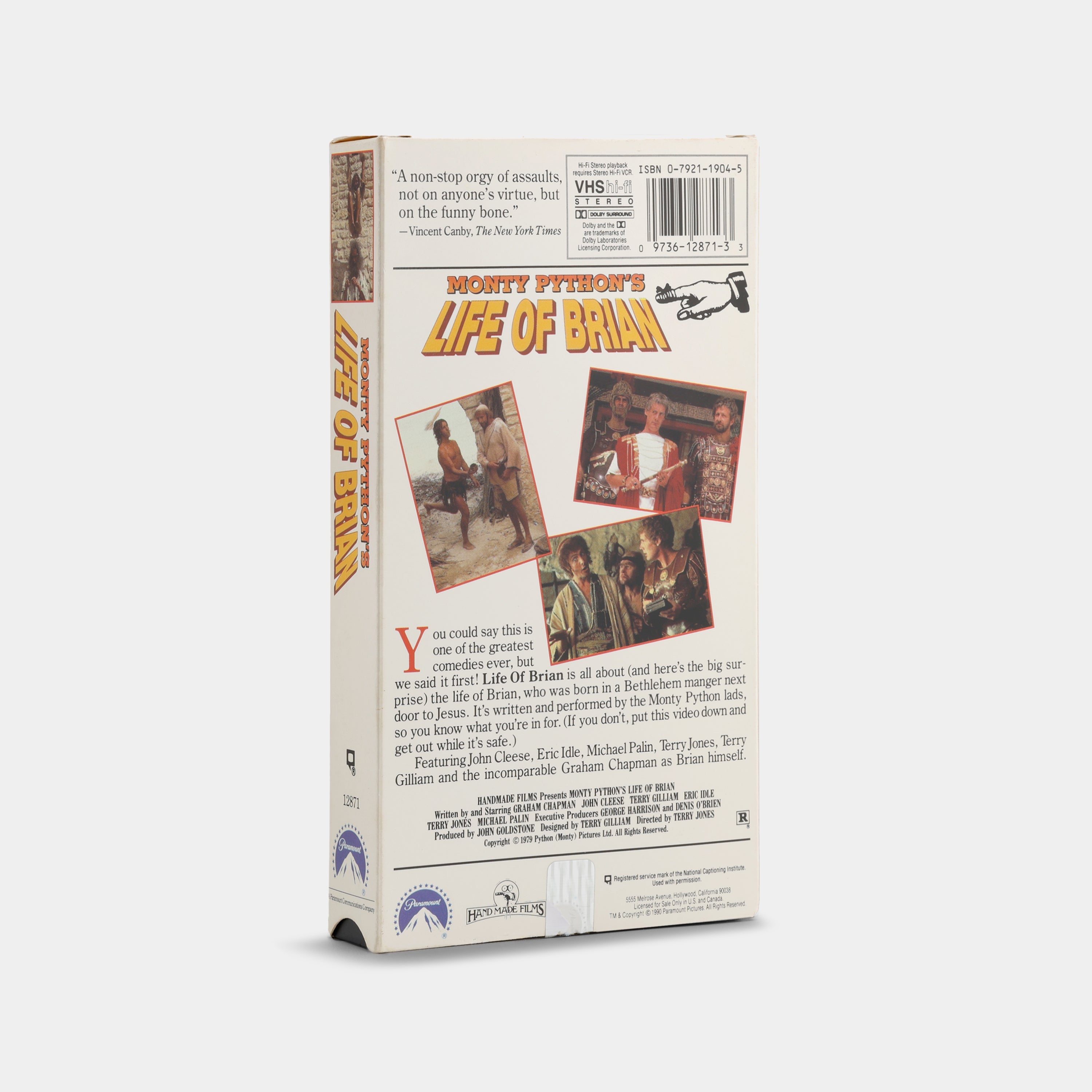 Life of Brian VHS Tape