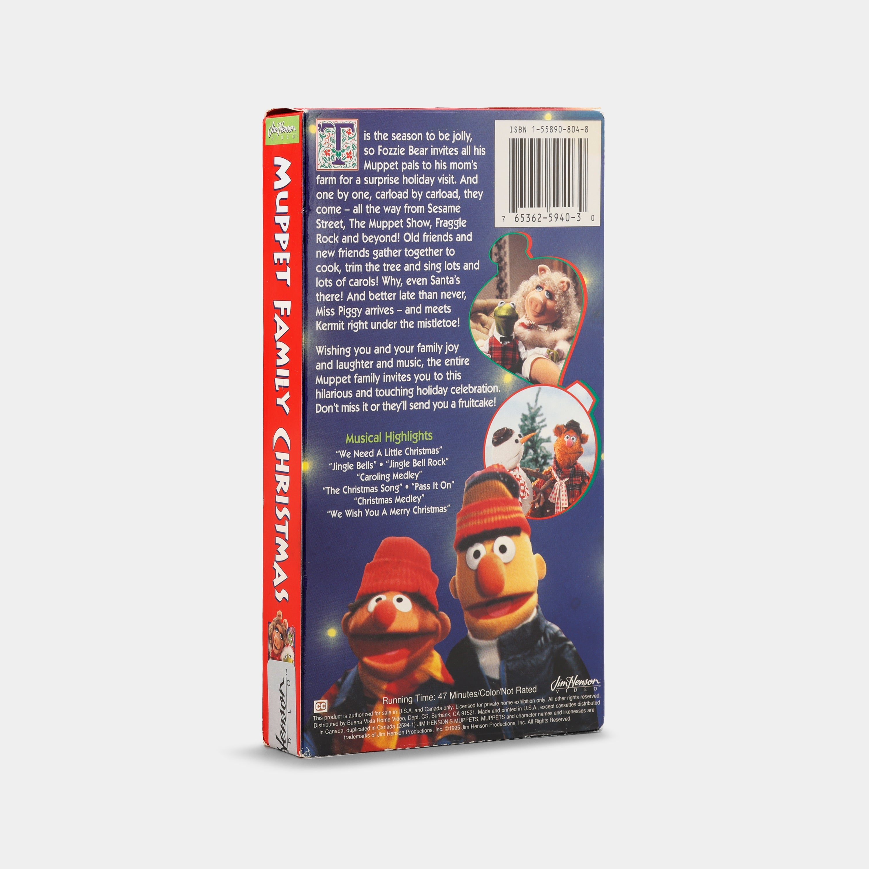 A Muppet Family Christmas VHS Tape