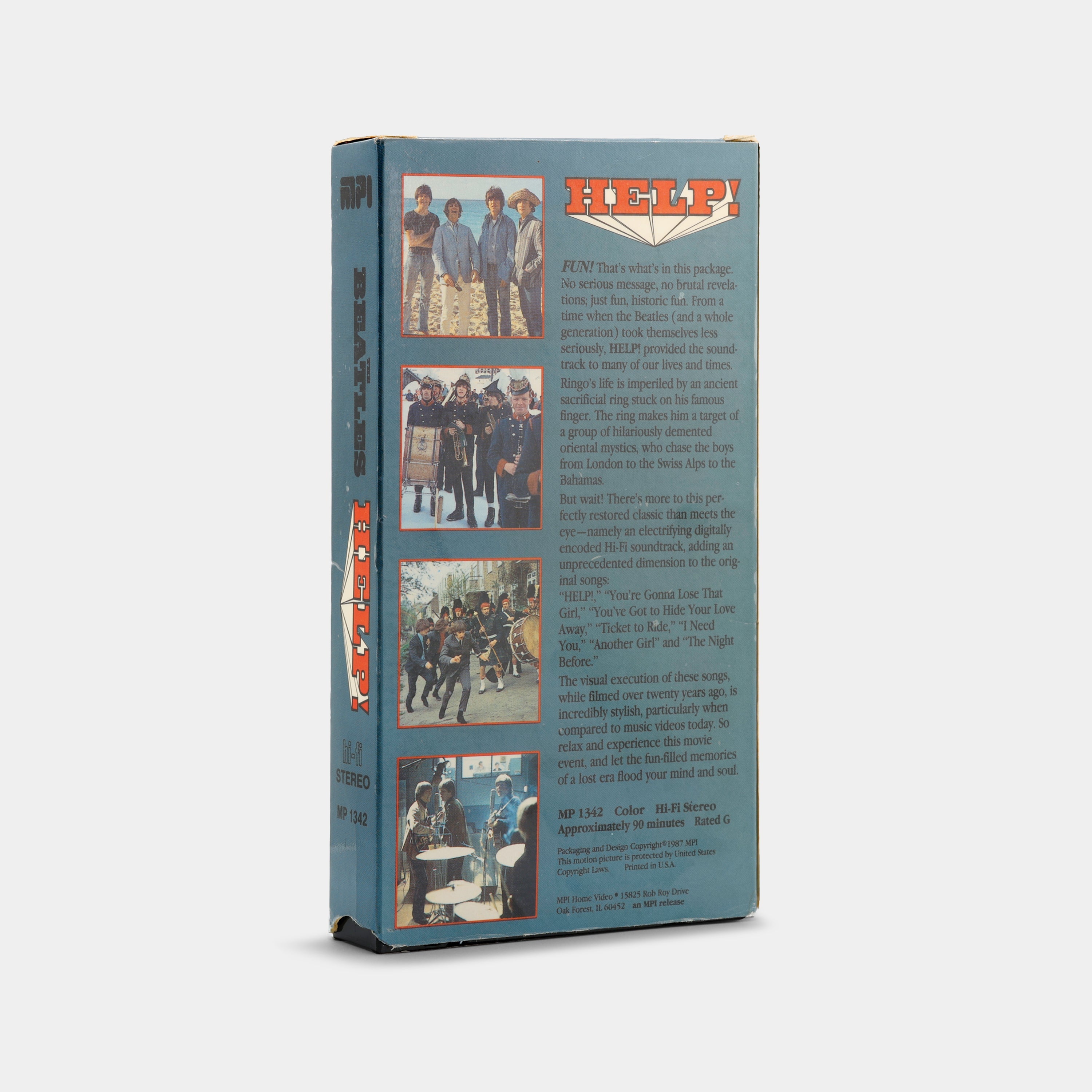Help! With The Beatles VHS Tape