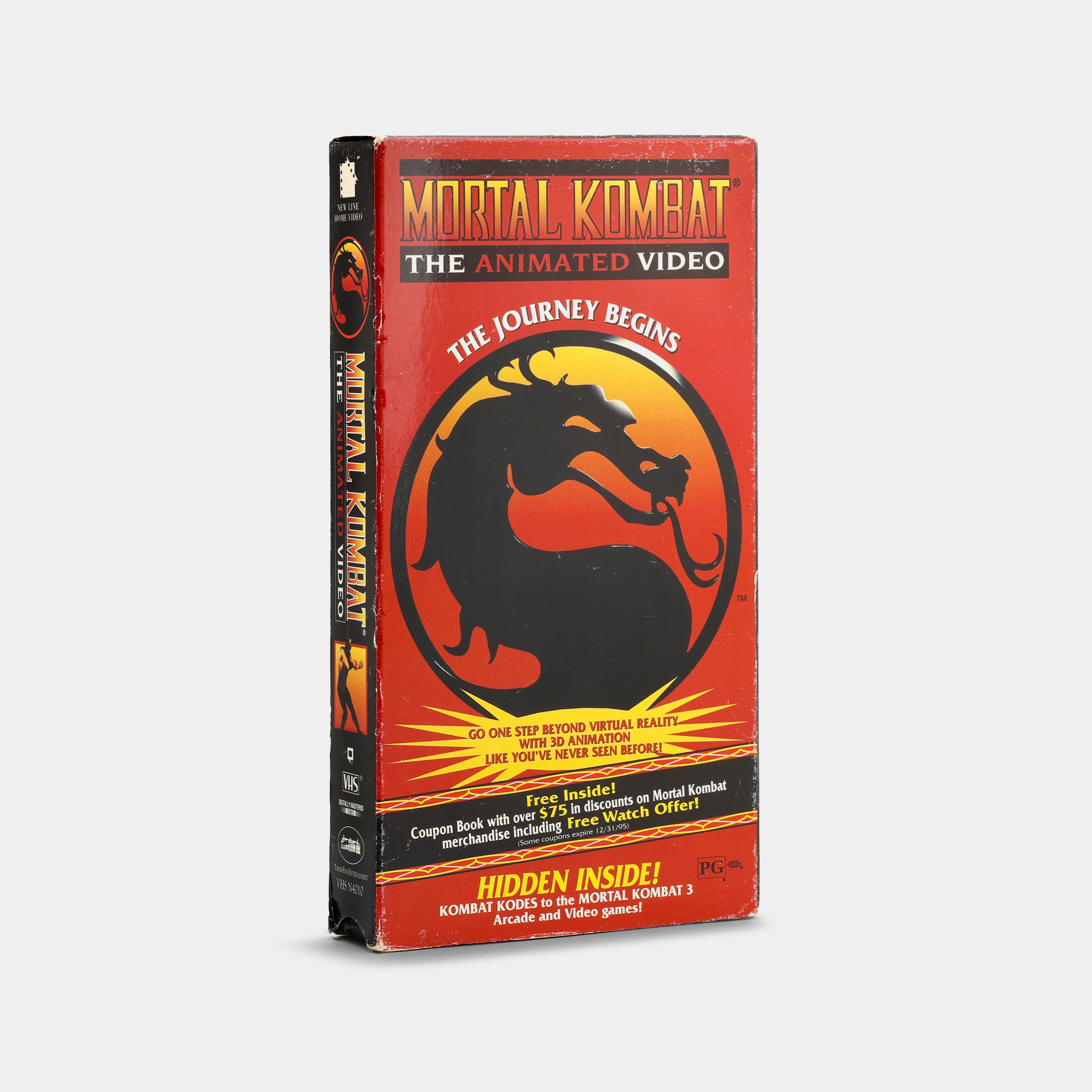 Mortal Kombat: The Journey Begins VHS Tape