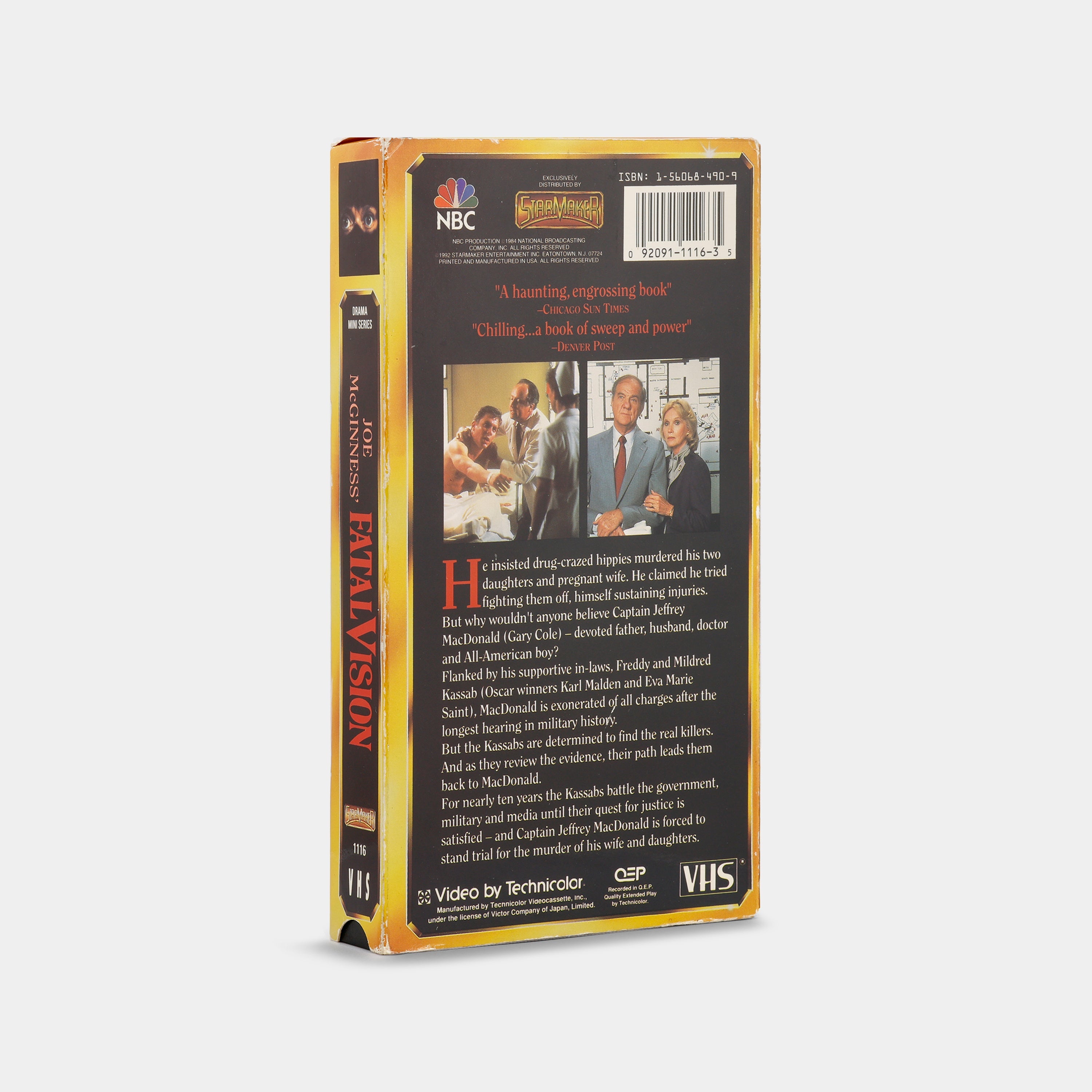Fatal Vision VHS Tape