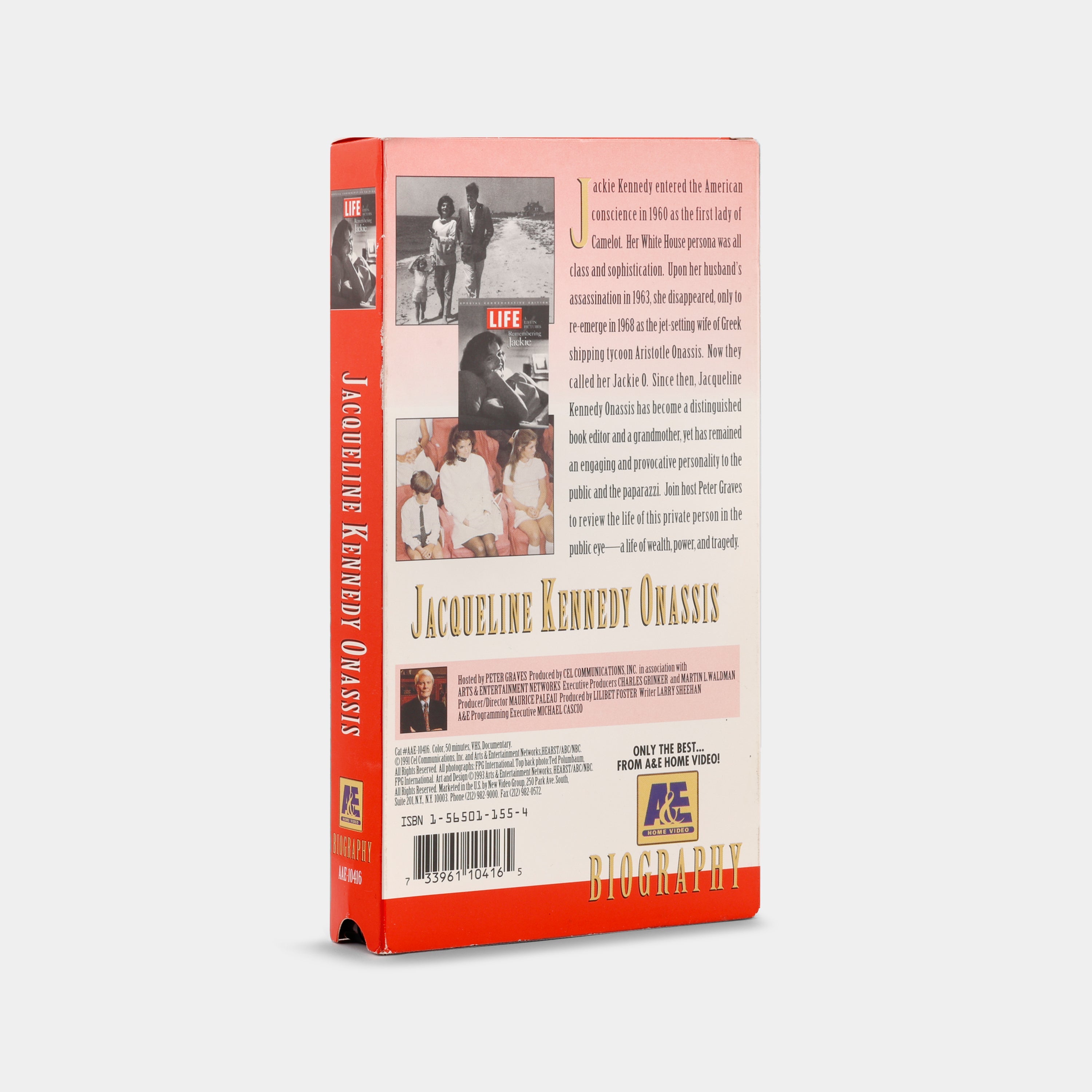 Jacqueline Kennedy Onassis VHS Tape
