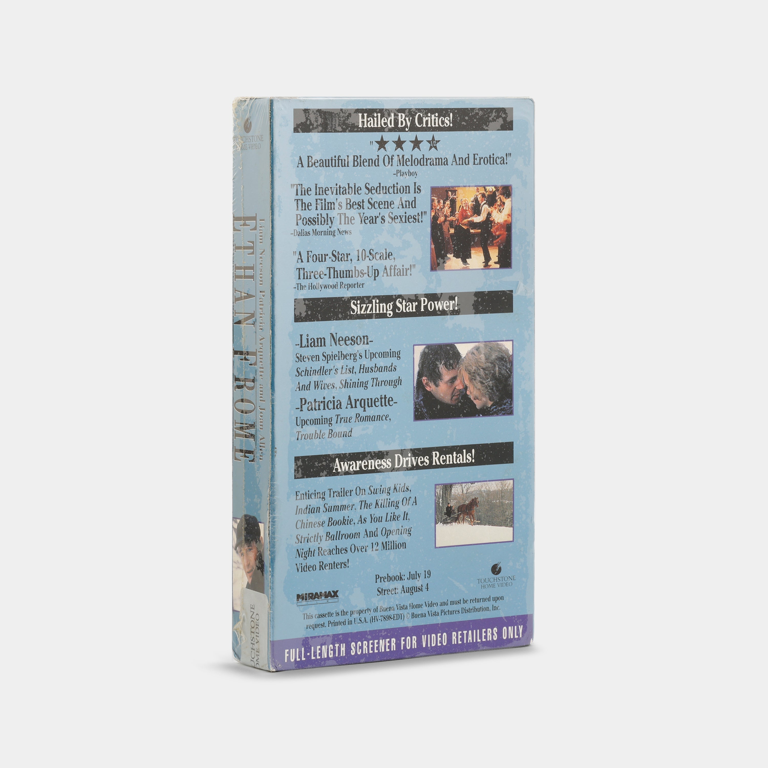 Ethan Frome (Full Length Demo Screener) - Sealed VHS Tape