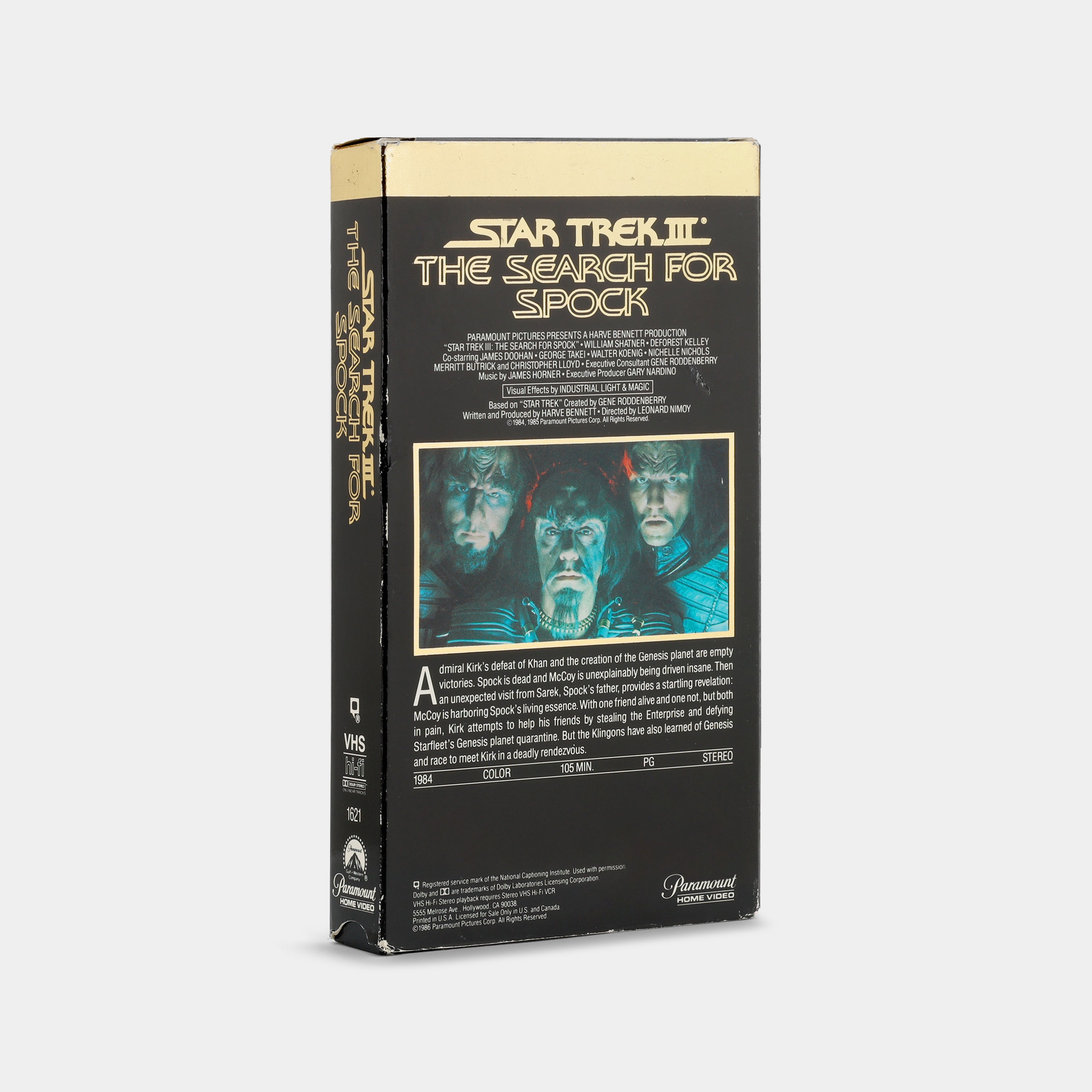 Star Trek III: The Search for Spock VHS Tape