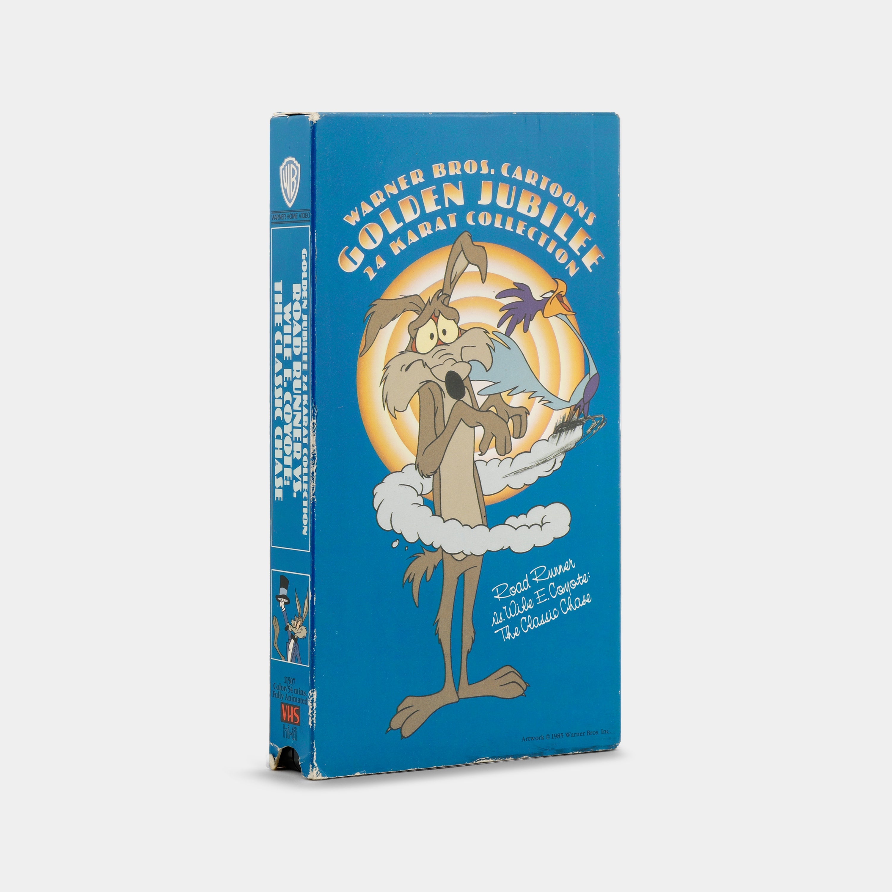 Warner Bros Cartoons Golden Jubilee 24 Karat Collection: Road Runner vs Wile E. Coyote VHS Tape
