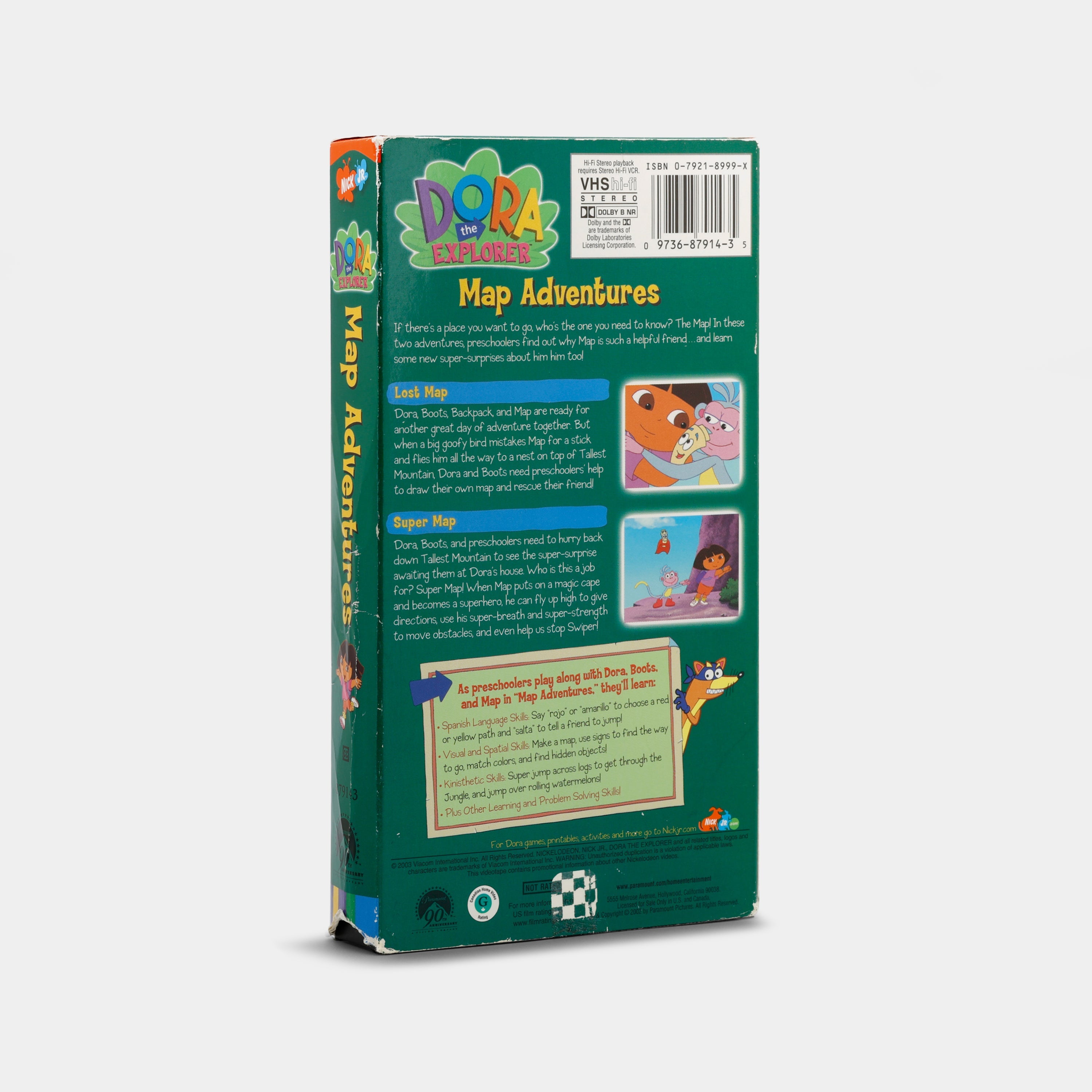 Dora The Explorer: Map Adventures VHS Tape – Retrospekt