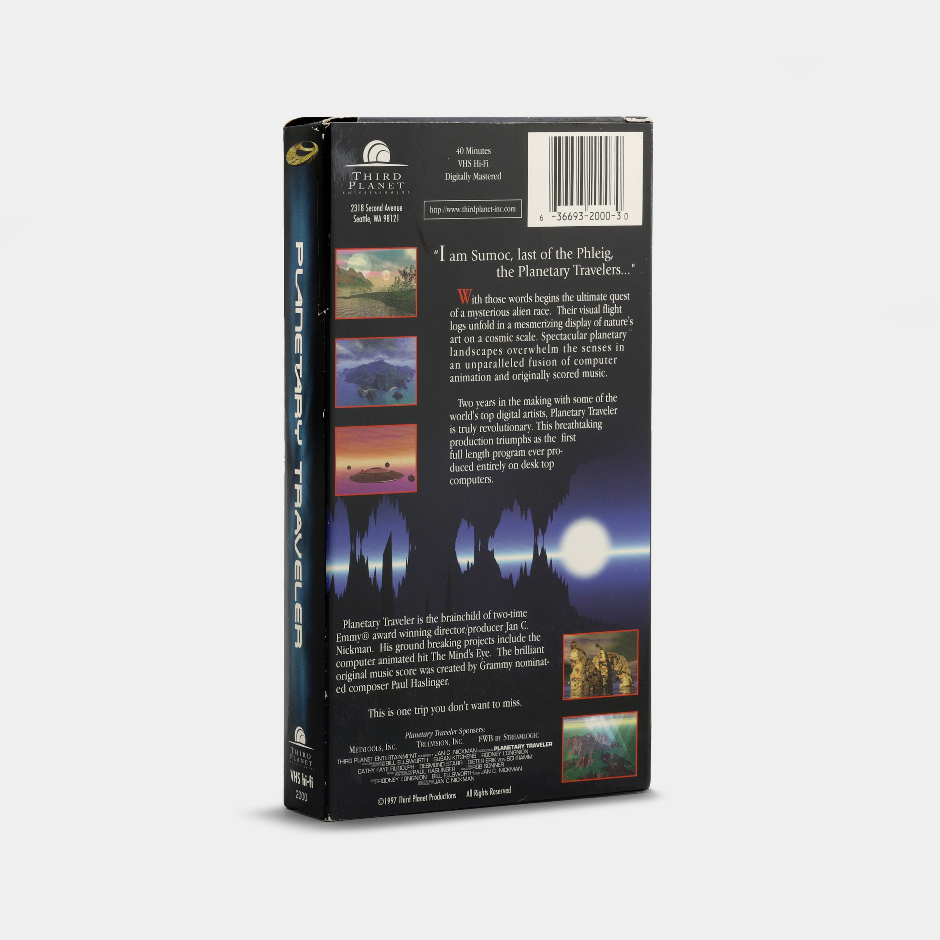 Planetary Traveler VHS Tape