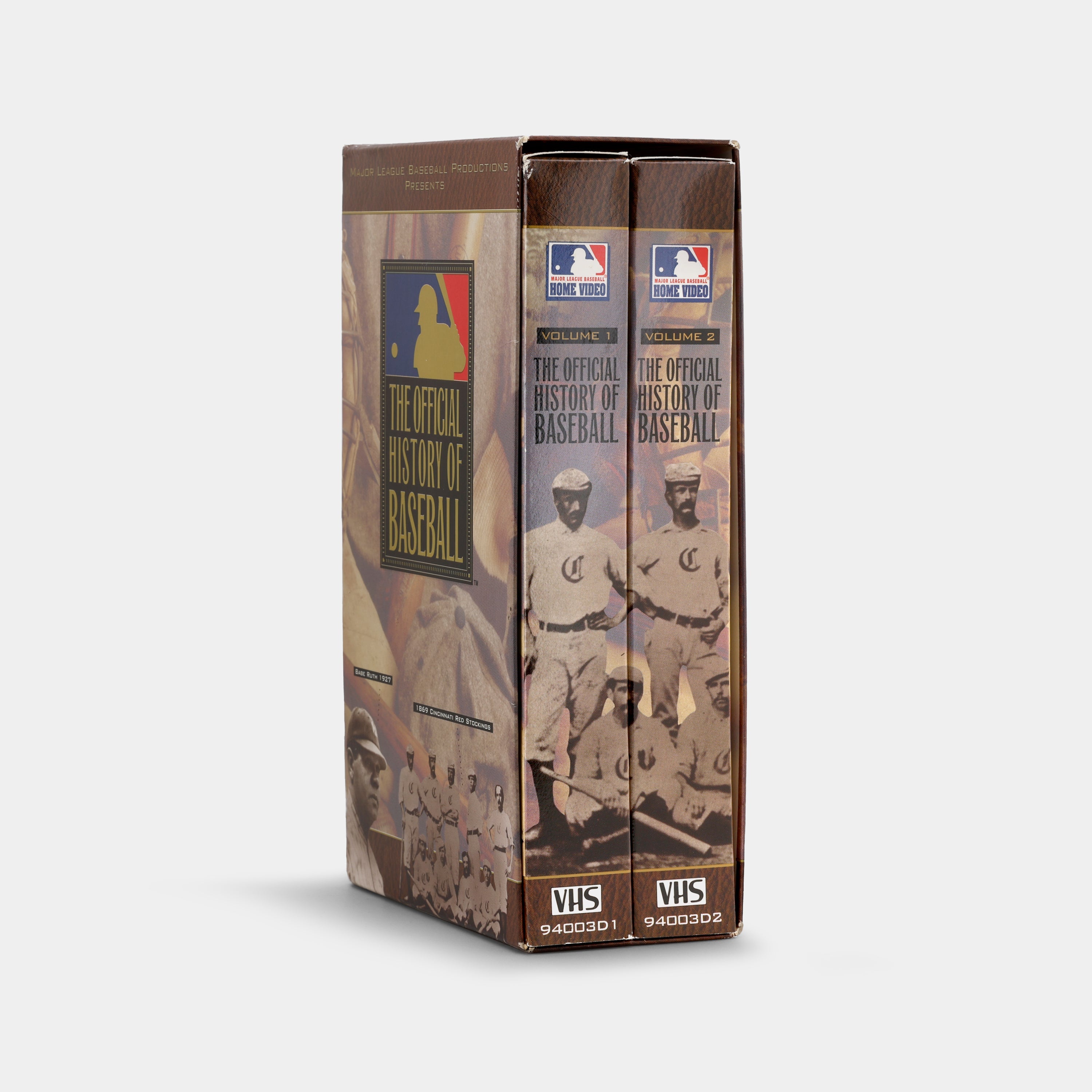 The Official History of Baseball VHS Tape Set
