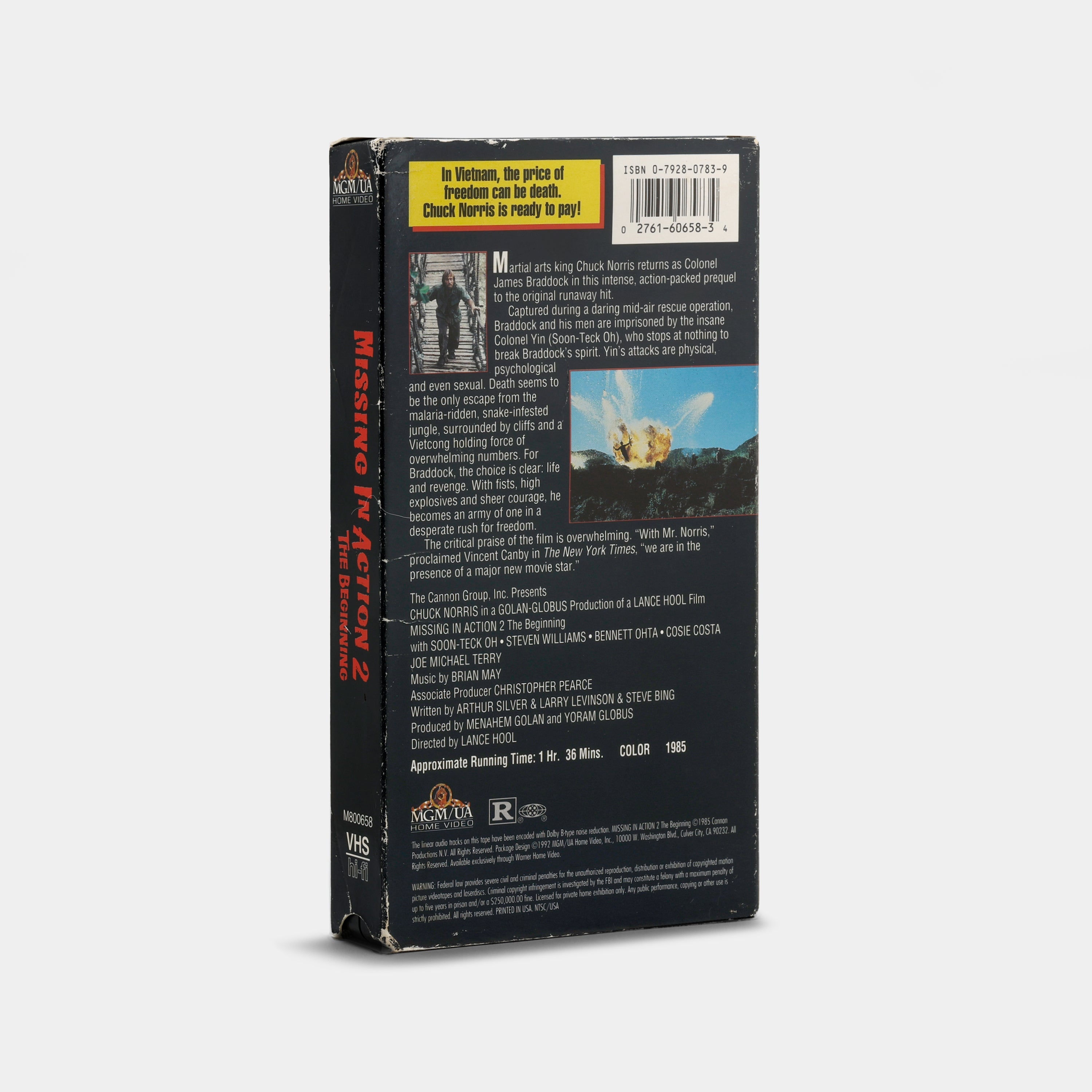 Missing in Action 2: The Beginning VHS Tape